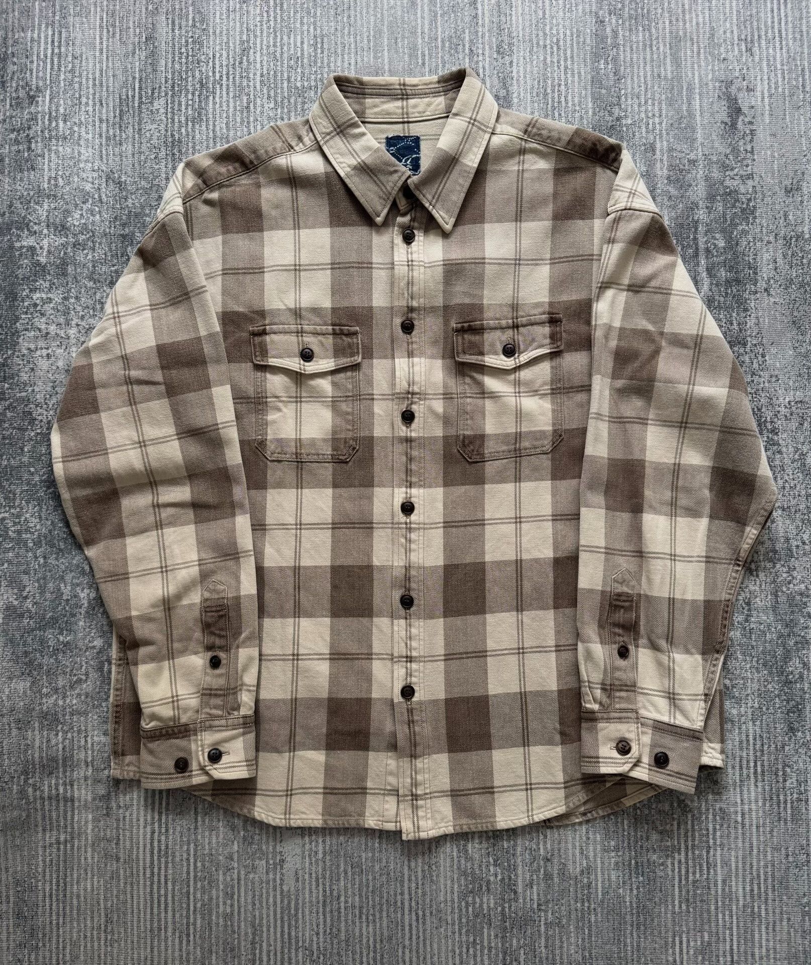 Visvim visvim ict lumber shirt with mud dye design Size US M / EU 48-50 / 2 - 1 Thumbnail