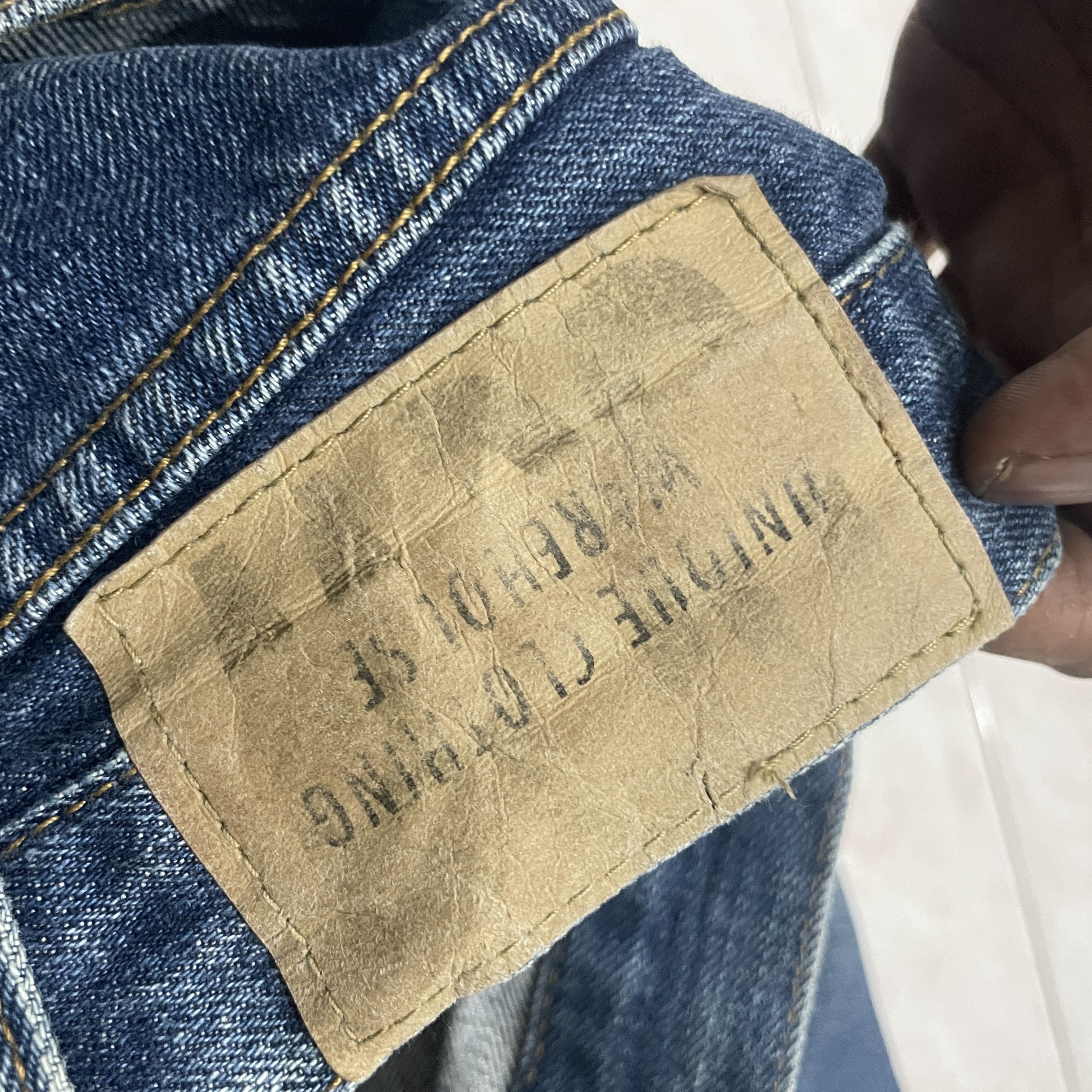 Warehouse Vintage Warehouse Japan Distressed Denim Jeans Size US 32 / EU 48 - 6 Thumbnail