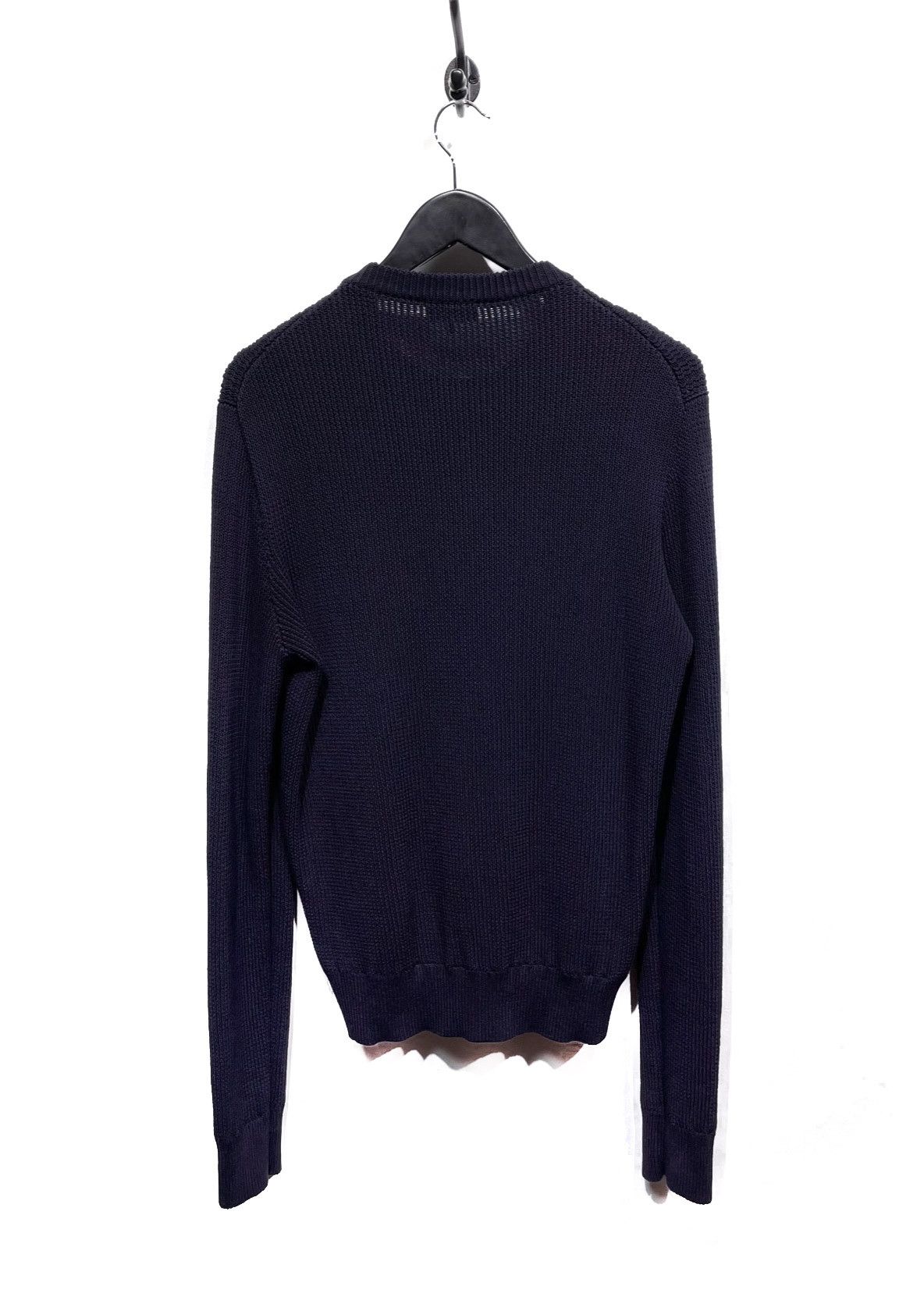 Lanvin Lanvin Navy Cotton Knit Sweater Size US L / EU 52-54 / 3 - 3 Thumbnail
