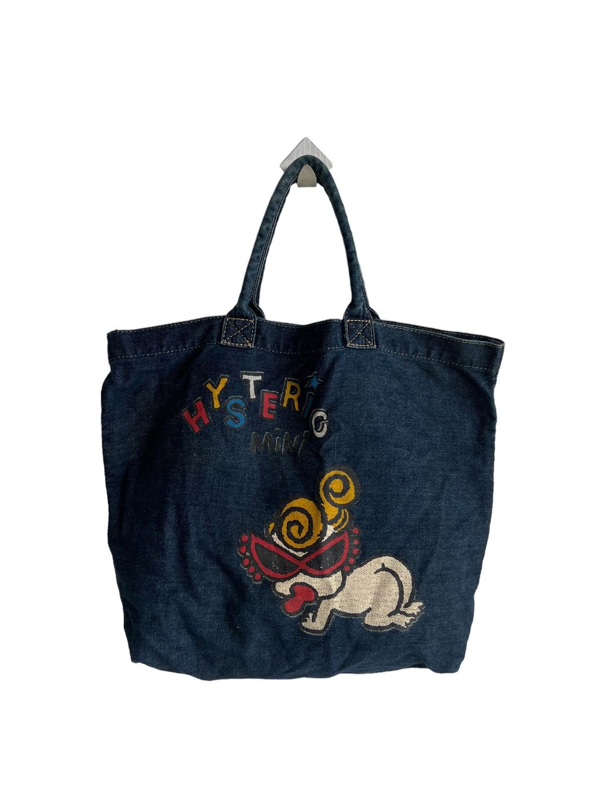 Hysteric Glamour 90s Hysteric Glamour Iconic ™️ Logo Indigo Dyed Shoulder Bag Size ONE SIZE - 3 Thumbnail