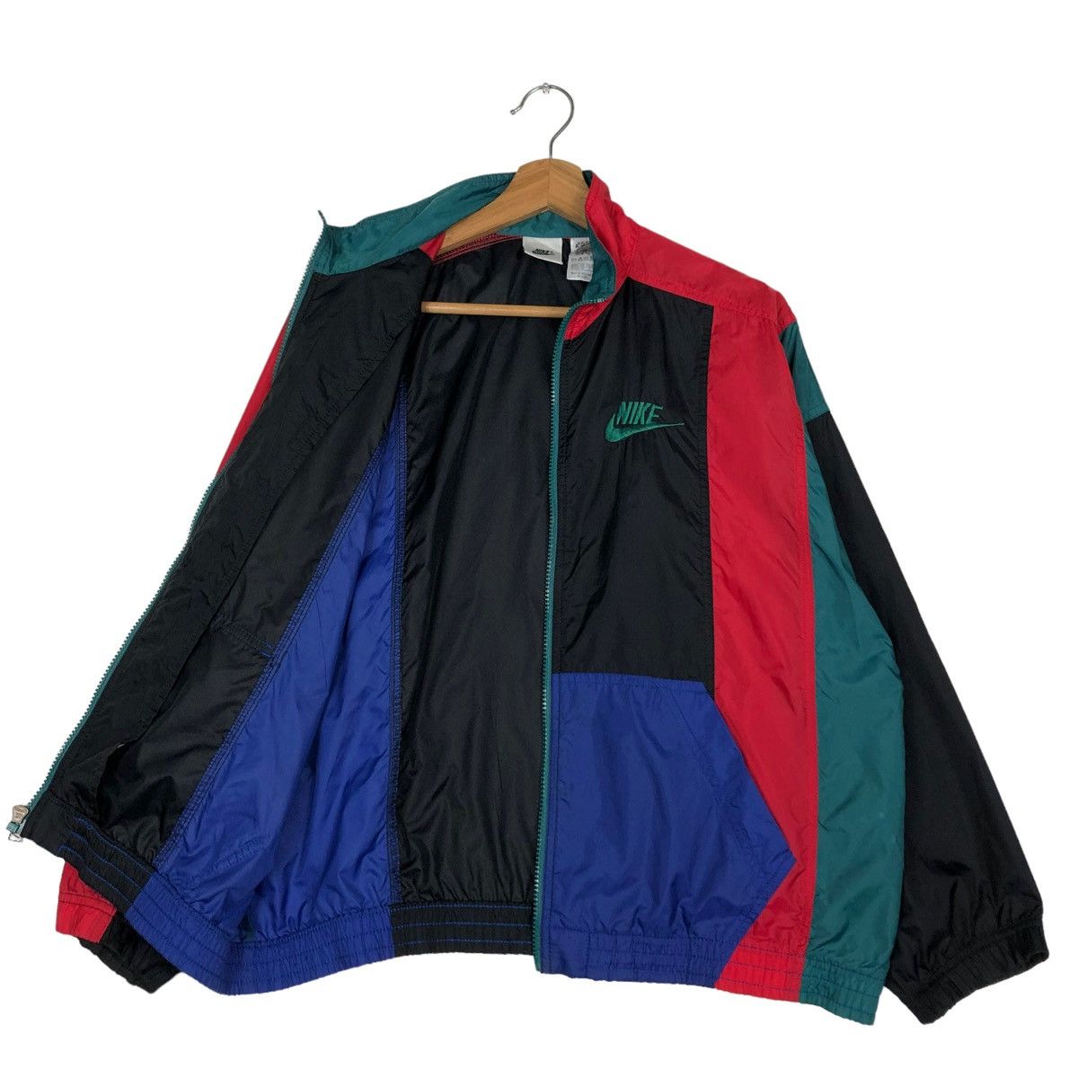 Nike 🔥VINTAGE NIKE LIGHT JACKET TRIPLE COLOUR DESIGN Size US L / EU 52-54 / 3 - 11 Thumbnail