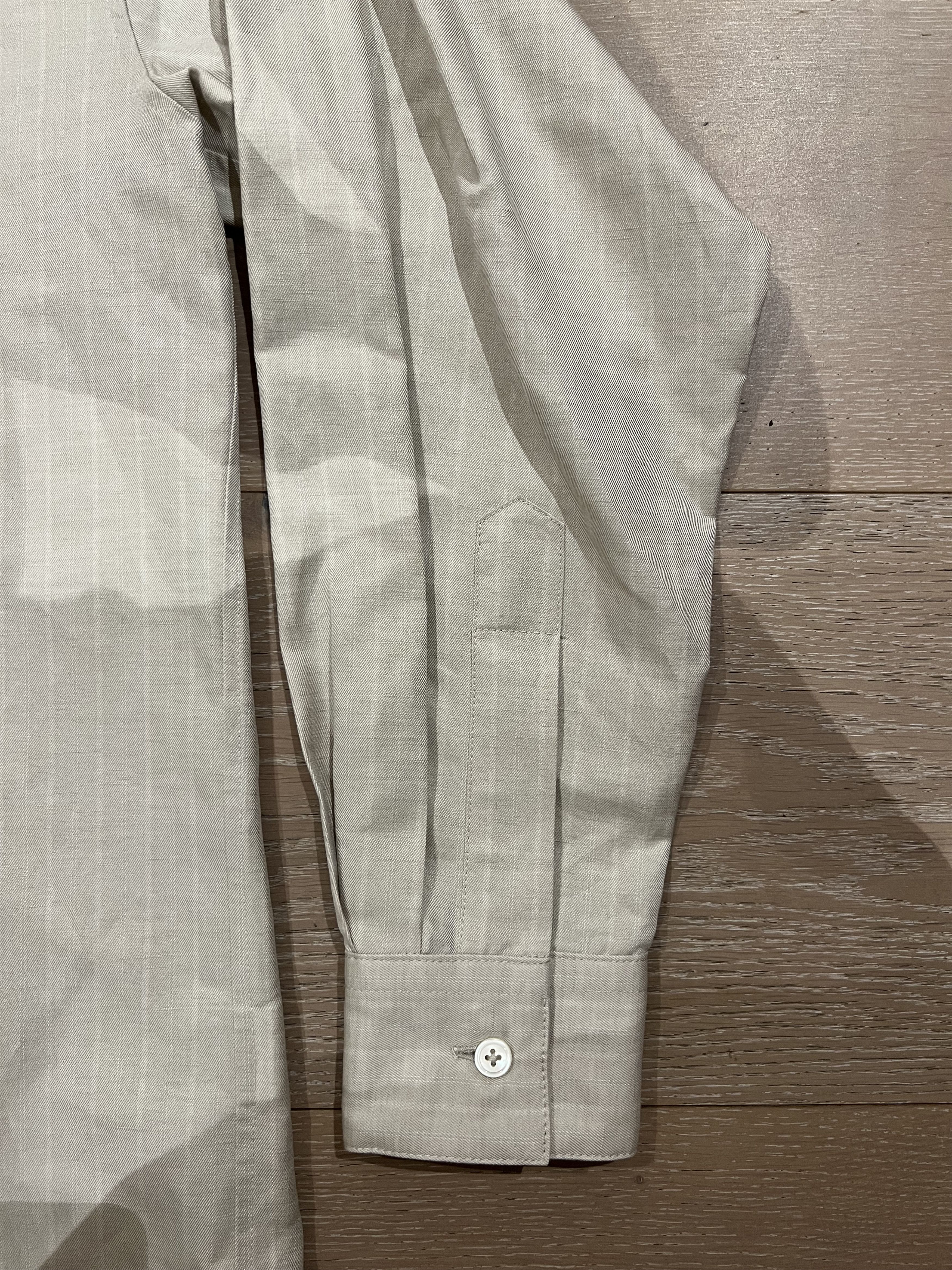 Colbo 💚 1/24 Colbo NYC Banaras Shirt Warm Gray Stripe Medium NEW Size US M / EU 48-50 / 2 - 11 Thumbnail