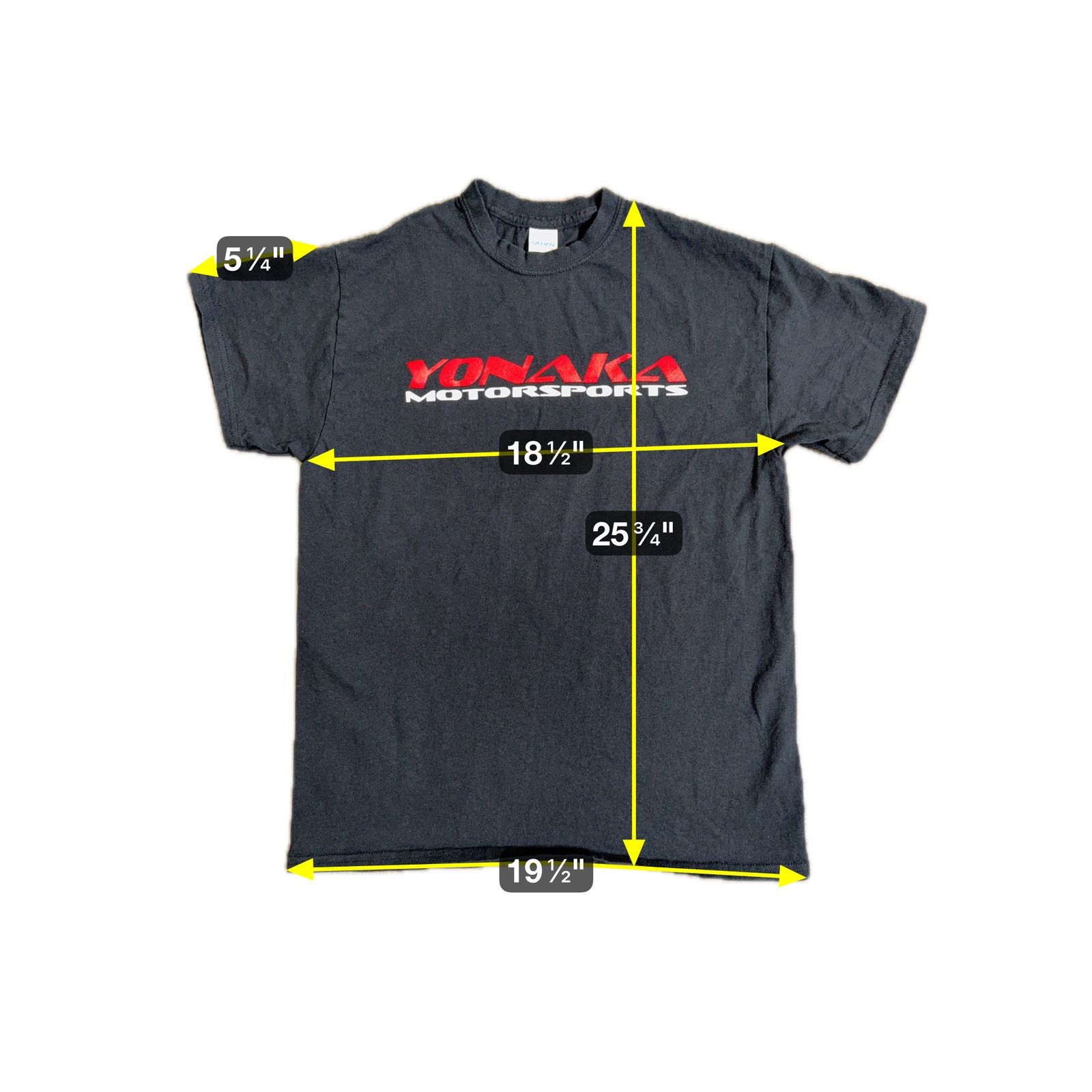 Gildan Yonaka Motorsports T-Shirt Black Logo Racing Tee Sz M Size US M / EU 48-50 / 2 - 3 Thumbnail