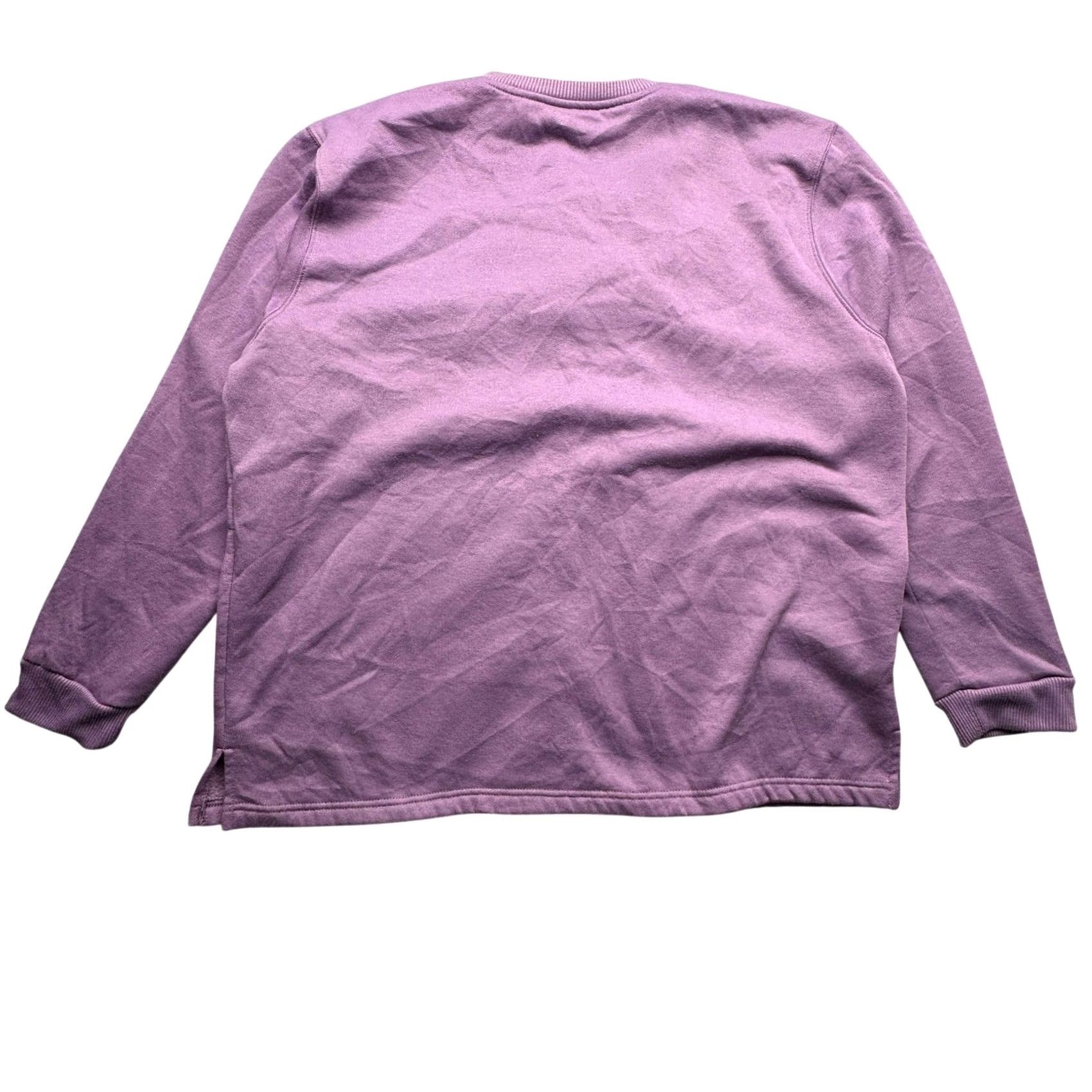 Vintage VINTAGE Bobbie Brooks Cardigan Sweatshirt Sweater Women XL Purple Floral Embroidered Button Crew Neck Long Sleeve Size XL / US 12-14 / IT 48-50 - 2 Thumbnail
