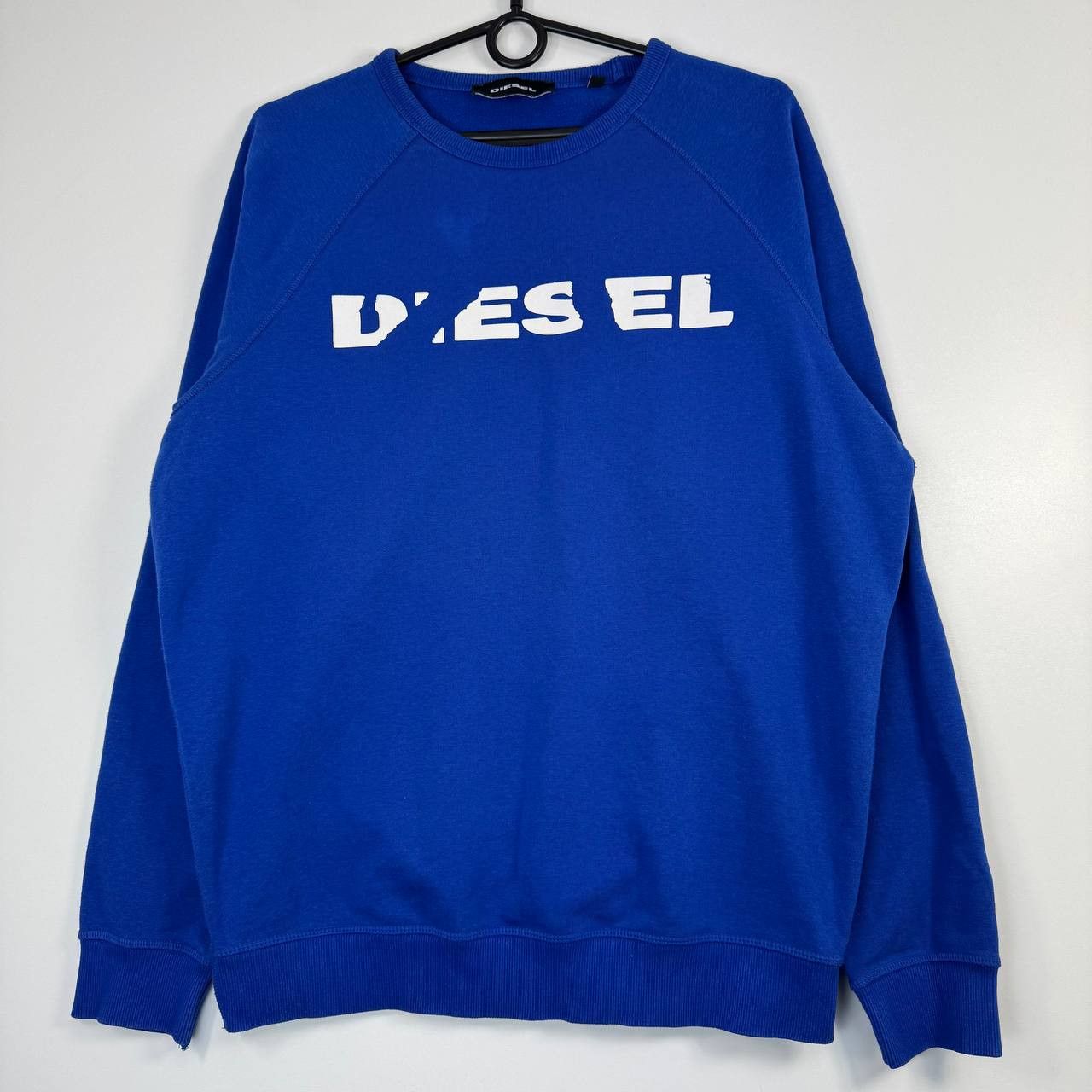 Diesel Diesel Blue Crewneck Sweatshirt Big Logo Cotton Pullover L Size US L / EU 52-54 / 3 - 1 Thumbnail