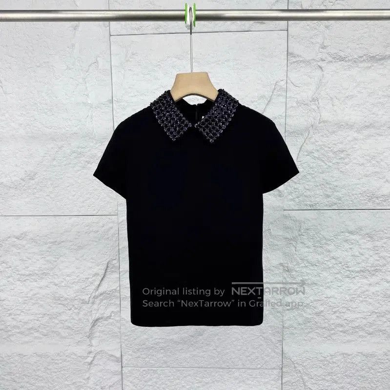 Dior Dior Black Cotton T. Size XXS / US 00 / IT 34 - 1 Thumbnail