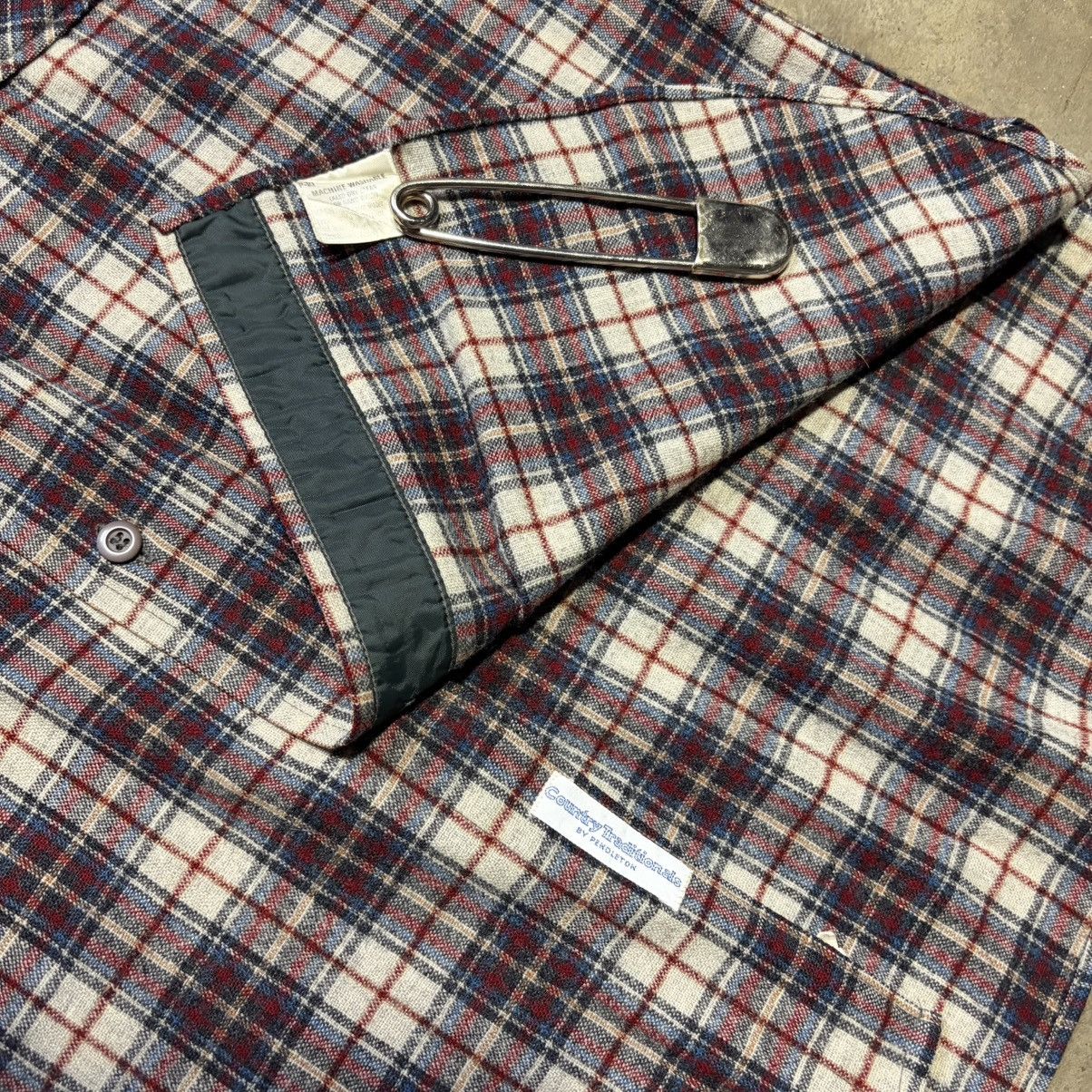 Pendleton Vintage Pendleton Plaid Flannel Shirt Virgin Wool Western Size US L / EU 52-54 / 3 - 14 Thumbnail
