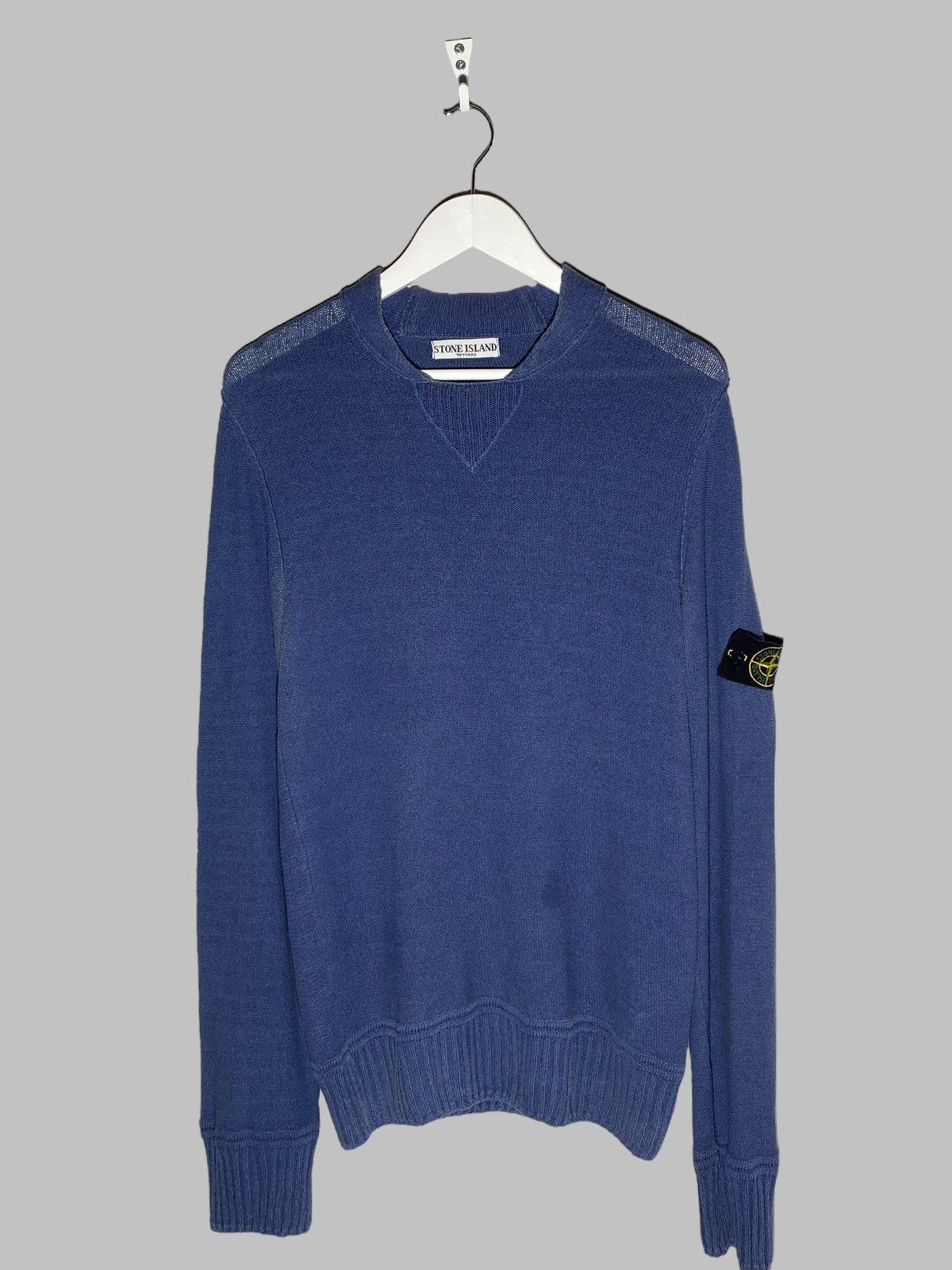 Stone Island × Vintage 🔥 VINTAGE STONE ISLAND KNIT SWEATER OLD PATCH Y2K VIBES Size US M / EU 48-50 / 2 - 1 Thumbnail