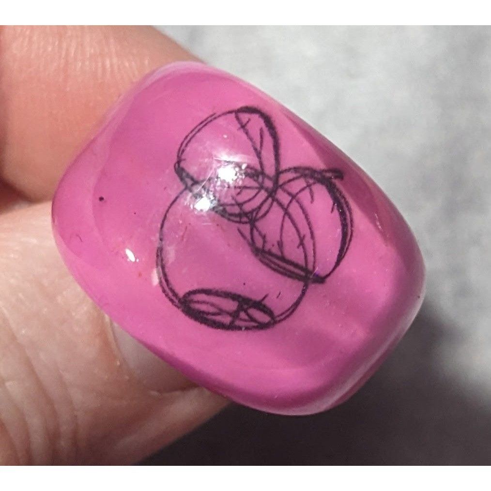 Other Chunky Pink And Black Bubblegum Abstract Ring Size 6 1/4 Size ONE SIZE - 15 Thumbnail