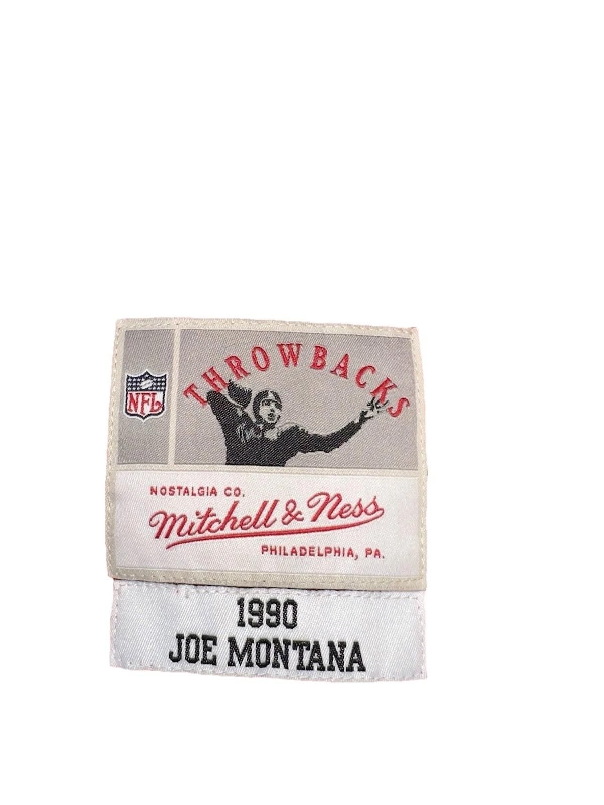 Mitchell & Ness Authentic Mitchell & Ness Joe Montana 1990 NFL Throwback 3XL Size ONE SIZE - 5 Thumbnail