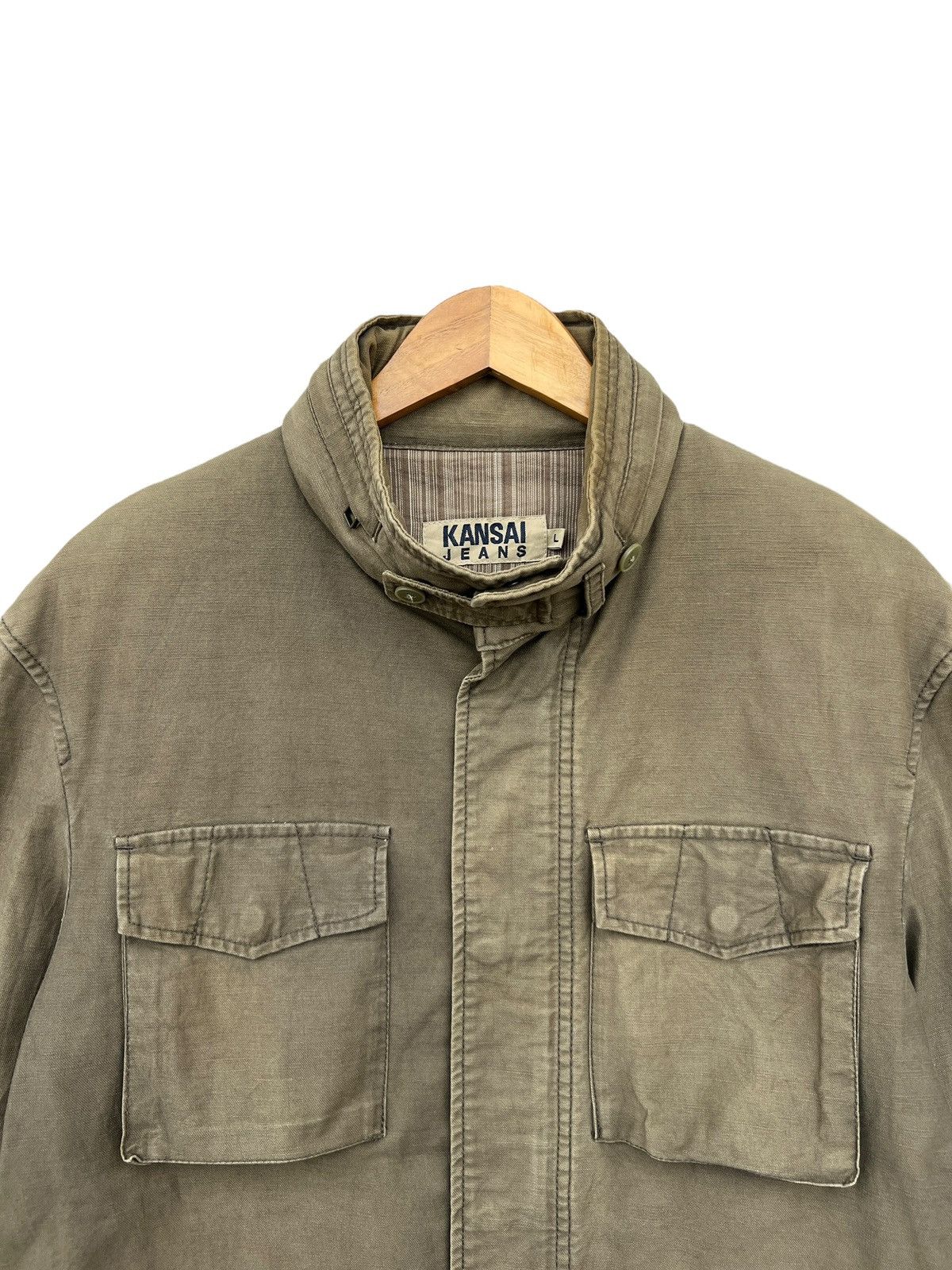 Kansai Yamamoto Kansai Yamamoto Multipocket Green Jacket Size US M / EU 48-50 / 2 - 4 Thumbnail