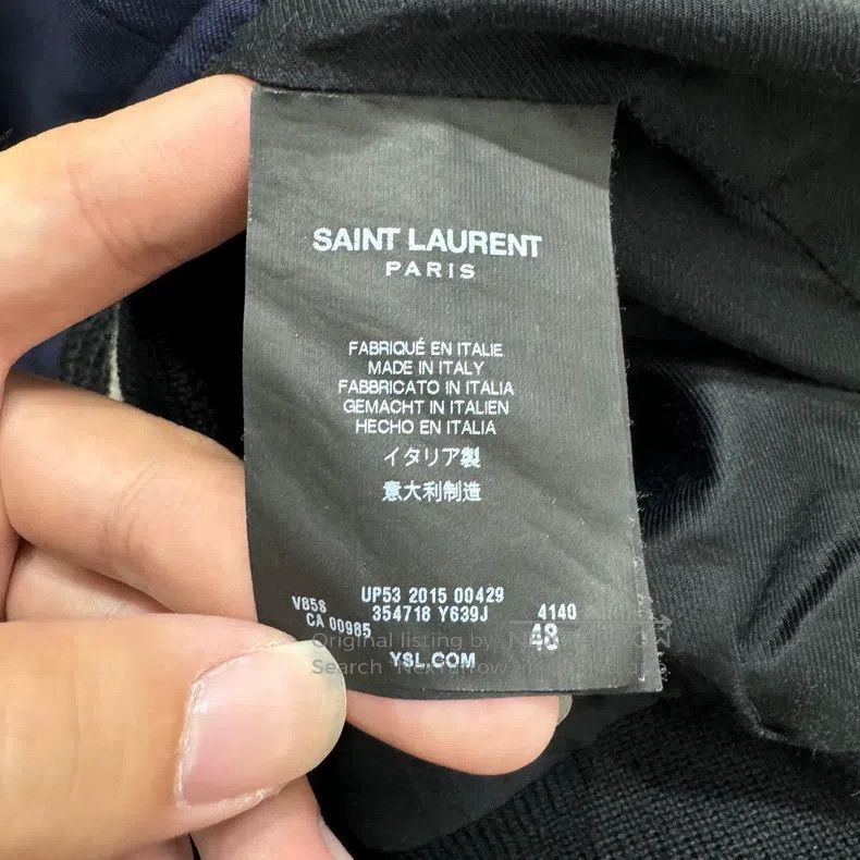 Saint Laurent Paris Saint Laurent Paris Jacket Baseball Jacket Size US M / EU 48-50 / 2 - 3 Thumbnail