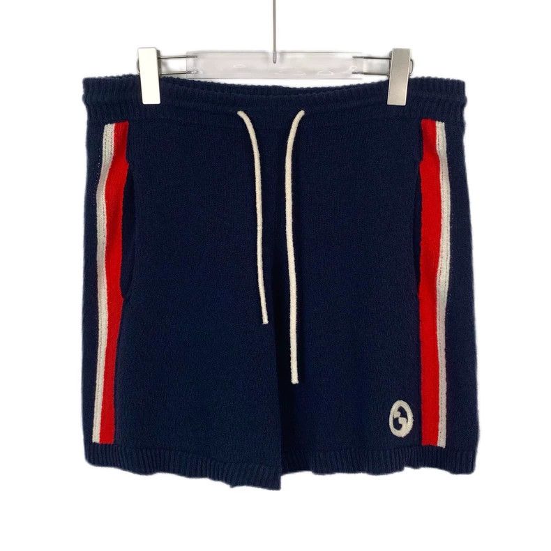 Gucci Gucci Size S Color block striped logo embroidered cotton k Size US 30 / EU 46 - 1 Thumbnail