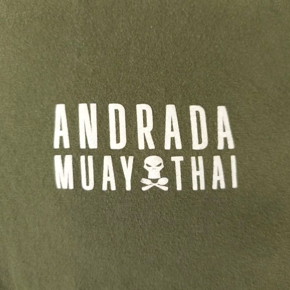 Gildan Gildan Andrada Muay Thai T-Shirt Mens 2XL Green Thai Boxing Martial Arts Sports Shirt Mens Size US XXL / EU 58 / 5 - 3 Thumbnail