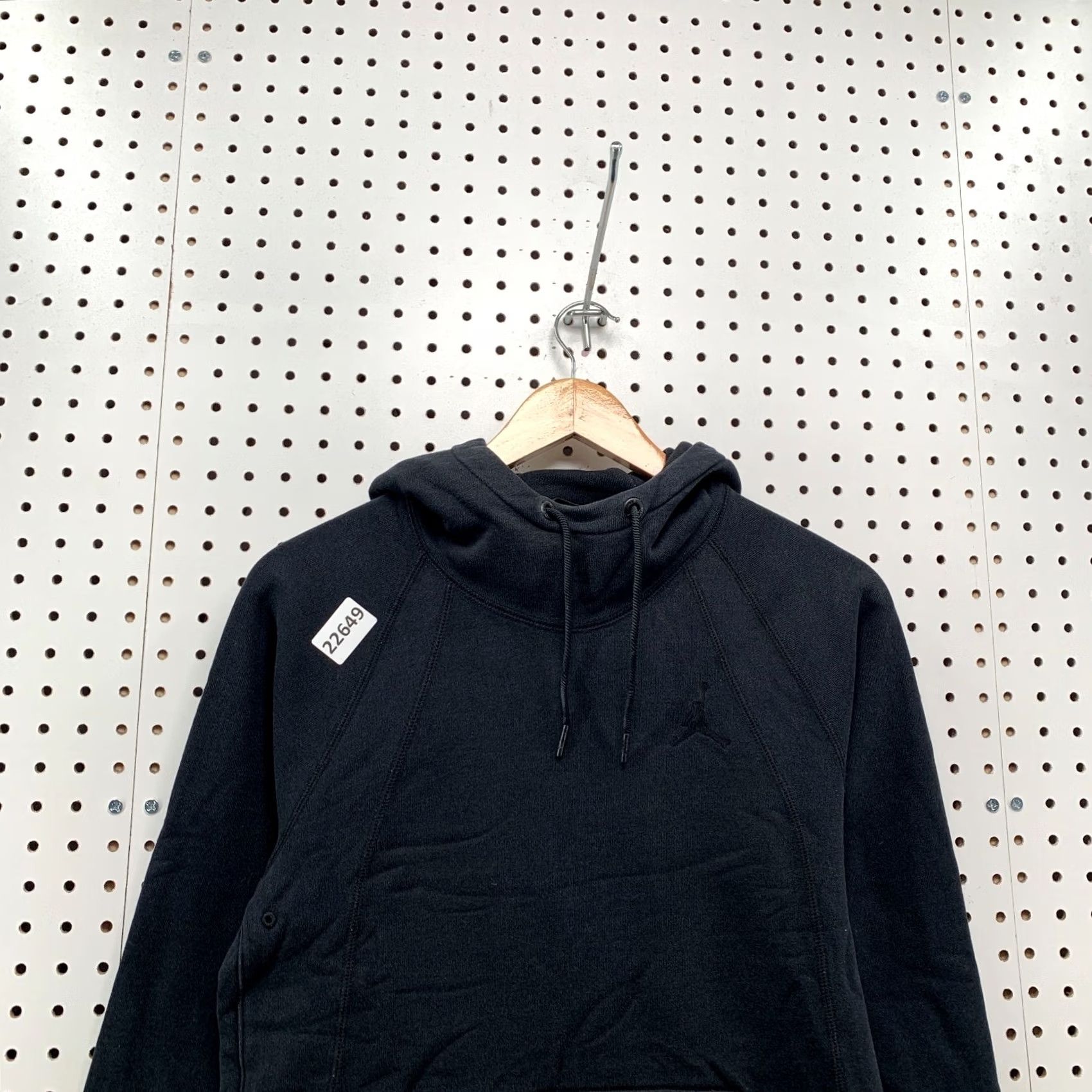 Jordan Brand VINTAGE Jordan Hooded Sweatshirt Mens Small Tonal Jumpman 18x27 Hoodie Pullover Size US S / EU 44-46 / 1 - 5 Thumbnail