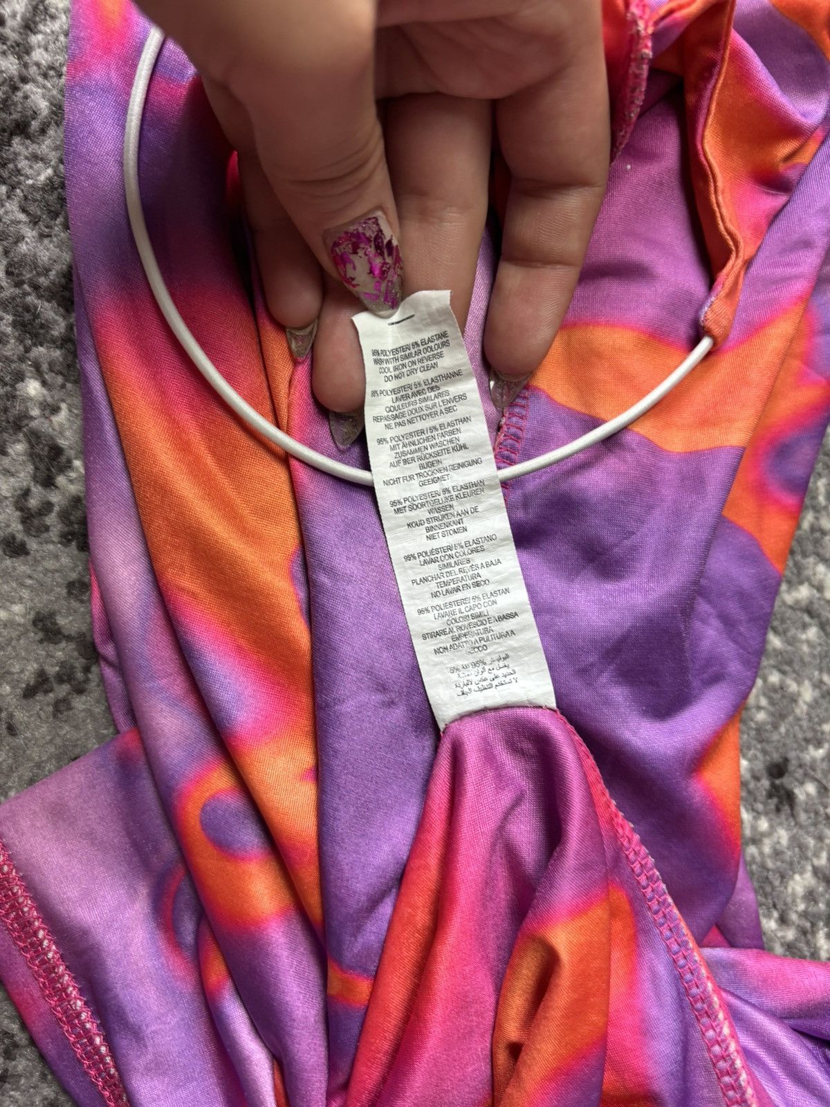 Designer × Japanese Brand Y2k I Saw It First Tie Dye Japanese Racer Dress Size S / US 4 / IT 40 - 6 Thumbnail