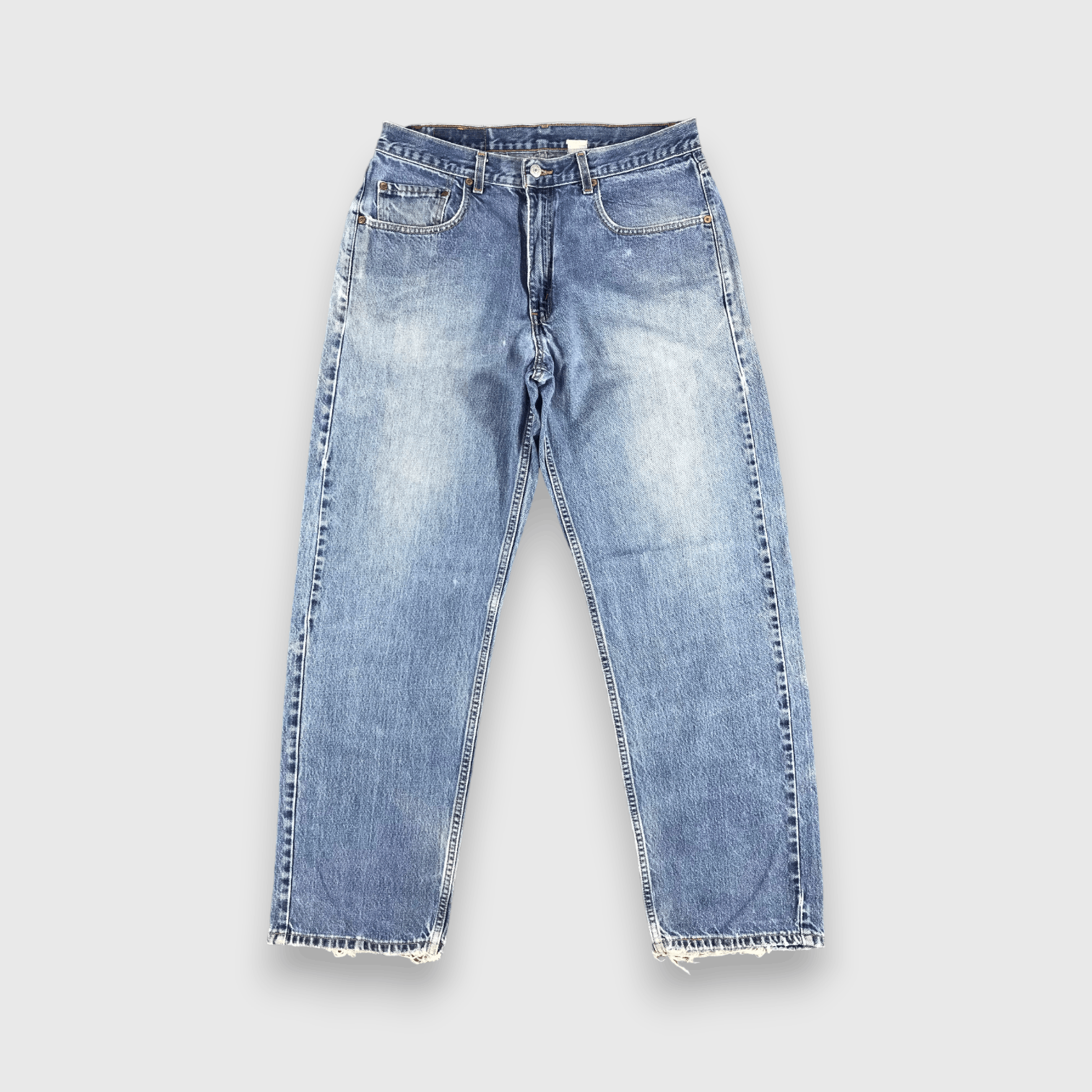 Levi's Vintage 90s Blue Wash Levis 569 Jeans-J2156 Size US 35 - 1 Thumbnail