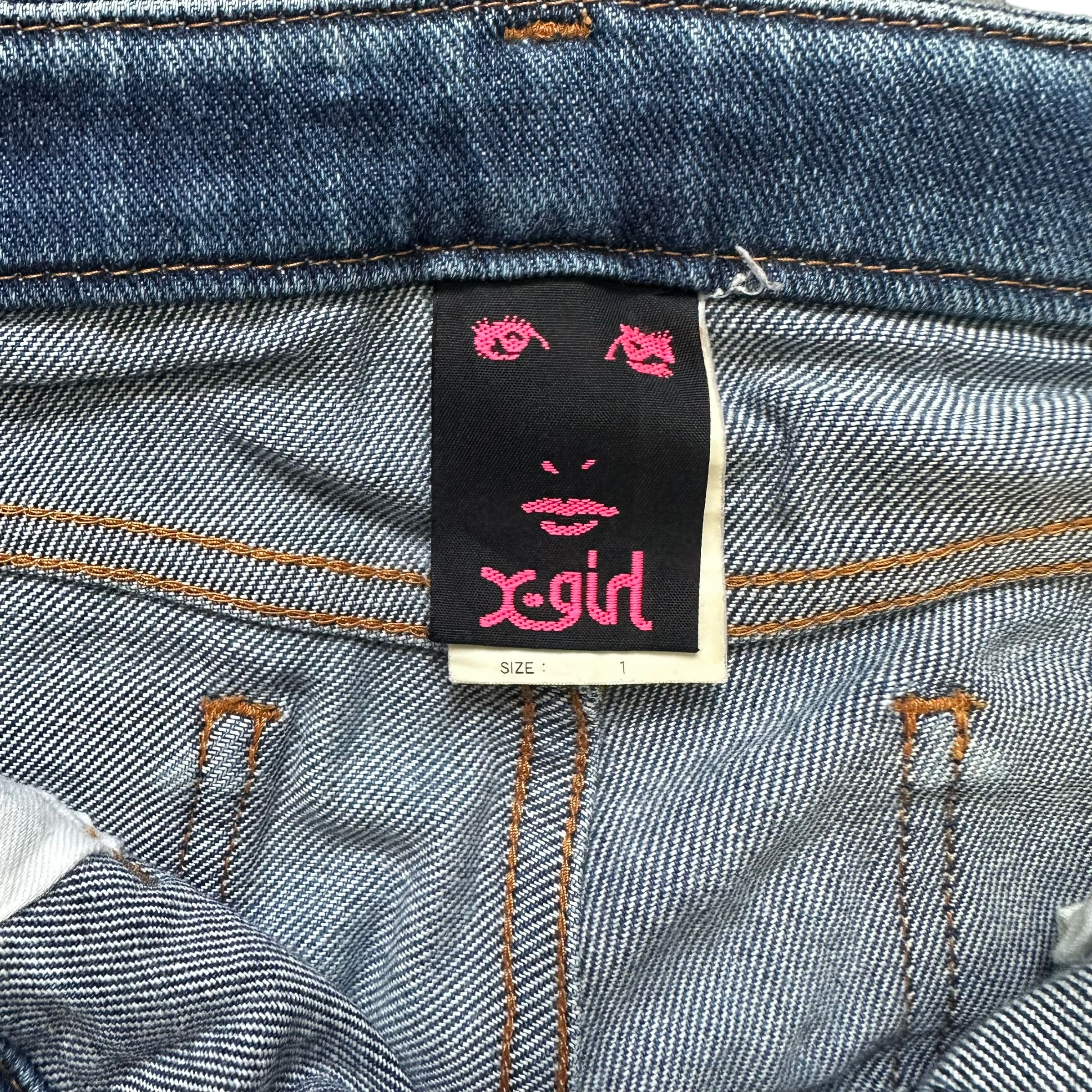 Japanese Brand TRASHED🔥 X-GIRL X-GIRL MADE IN JAPAN JEANS #7458-147 Size 27" / US 4 / IT 40 - 9 Thumbnail