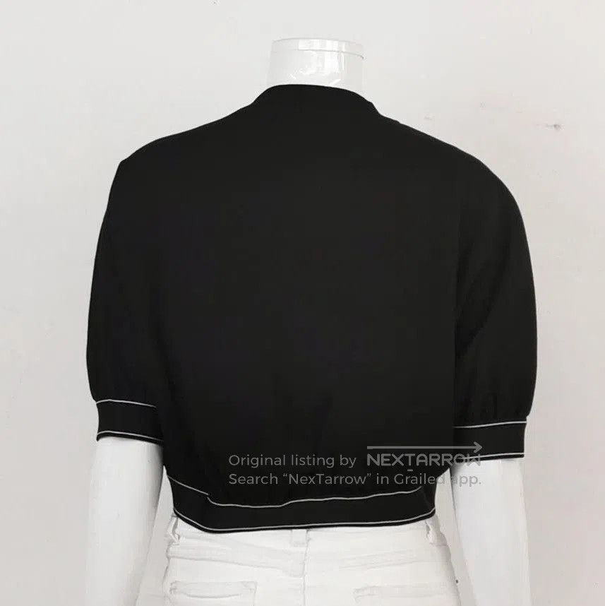 Prada Prada Logo Cotton Crewneck Cropped Top . Size S / US 4 / IT 40 - 2 Thumbnail