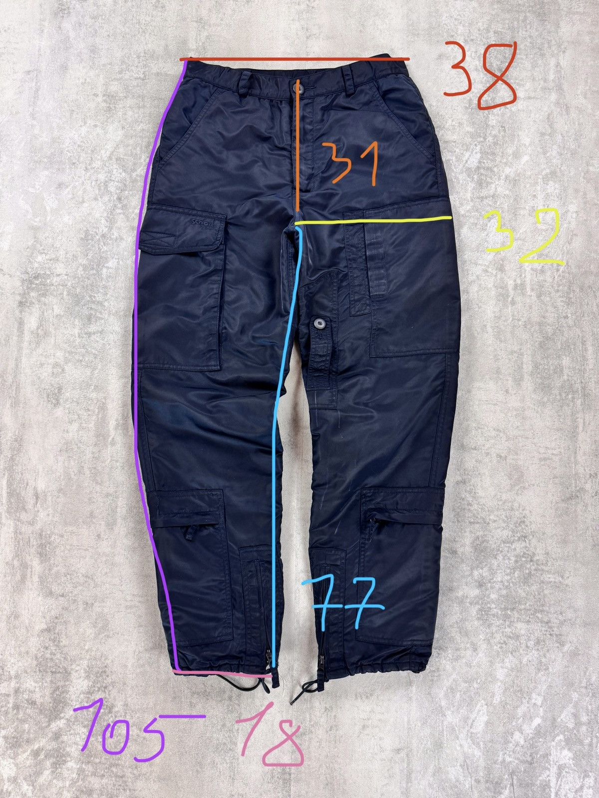 Schott Schott NYC Cargo Pants Vintage aviation flight Size M/30 Size US 30 / EU 46 - 18 Thumbnail