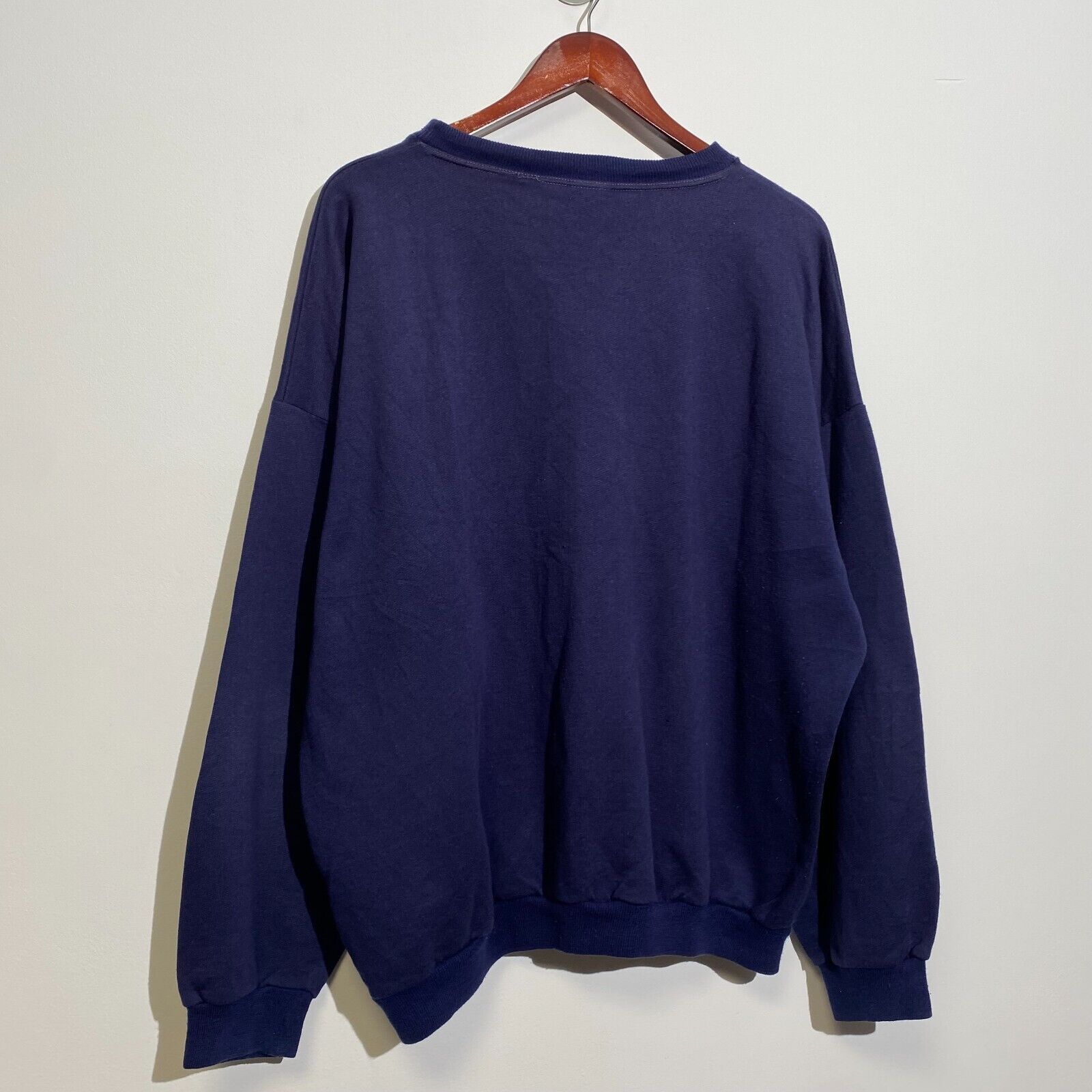 Puma × Vintage Vintage Puma Unisex Navy Blue Acrylic Crewneck Size XL 90s Size US XL / EU 56 / 4 - 10 Thumbnail