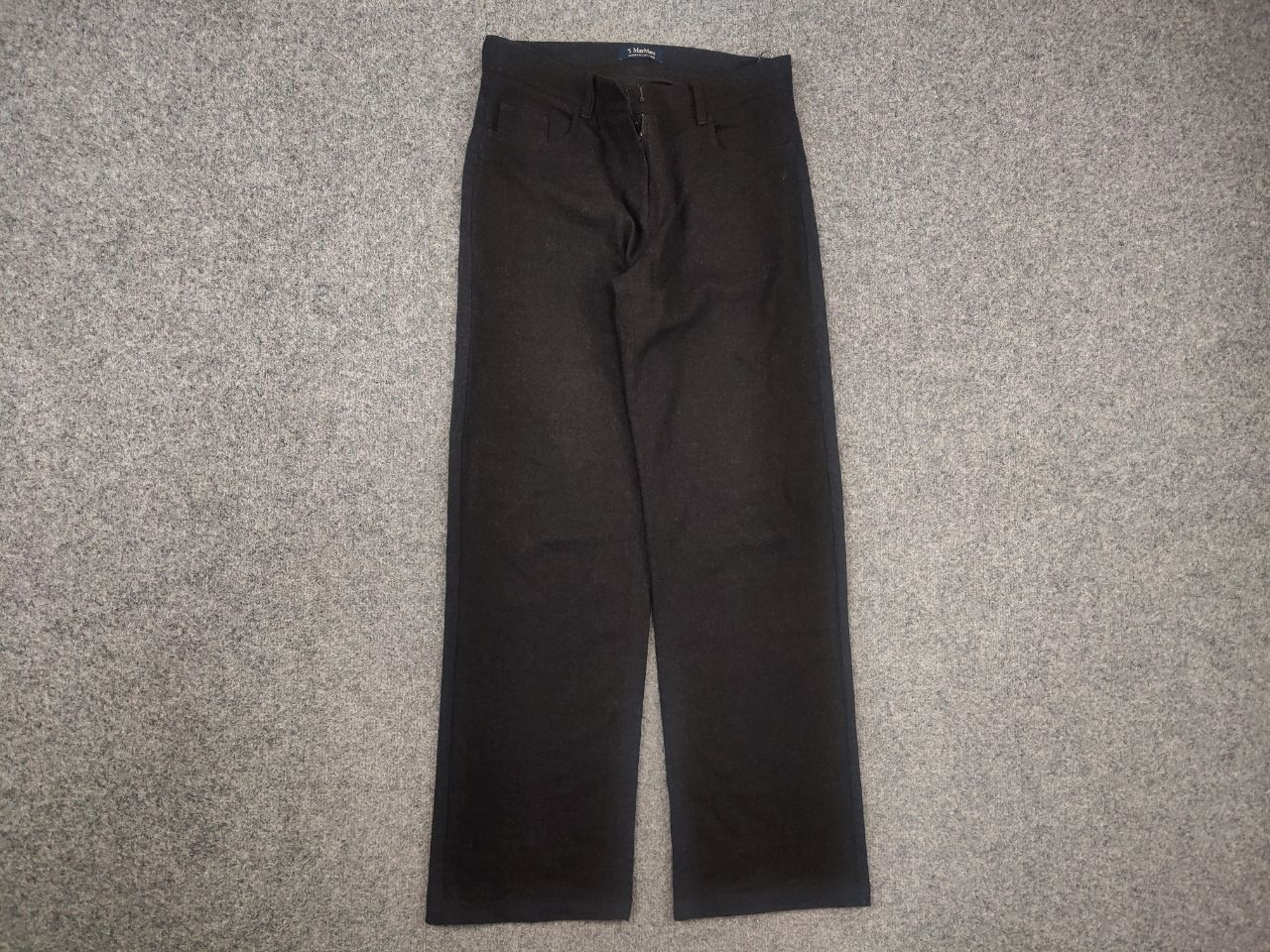 Max Mara Max Mara design for easy living Gray Wool Trousers Pants Size 32" / US 10 / IT 46 - 7 Thumbnail