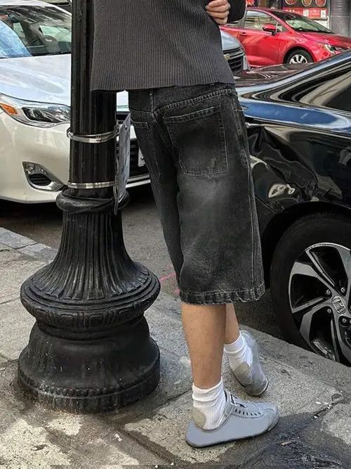 Jean Vintage Retro Denim jeans jorts shorts Size US 30 / EU 46 - 4 Thumbnail