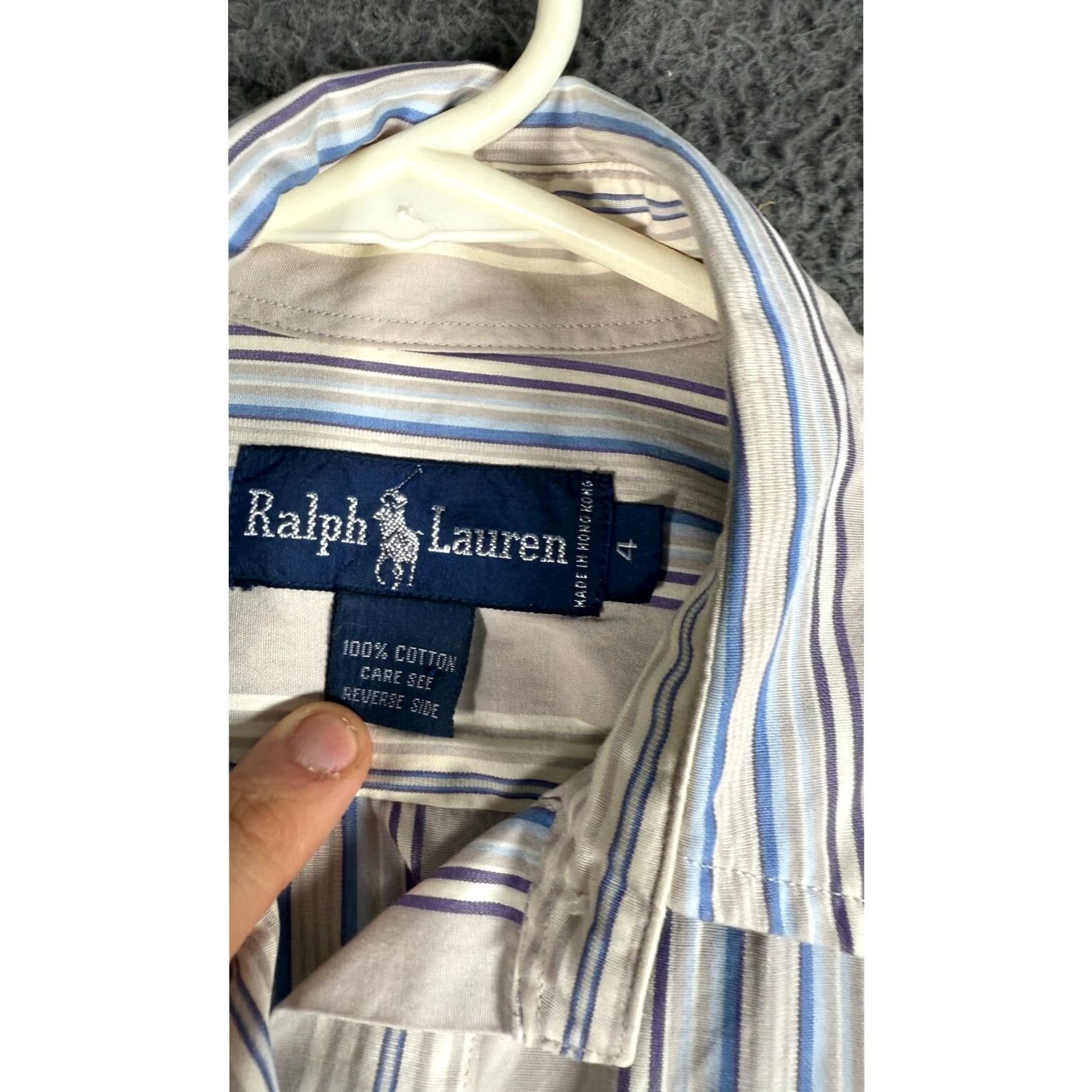 Ralph Lauren Ralph Lauren Shirt Striped Button Down Size 4 Womens Size S / US 4 / IT 40 - 3 Thumbnail