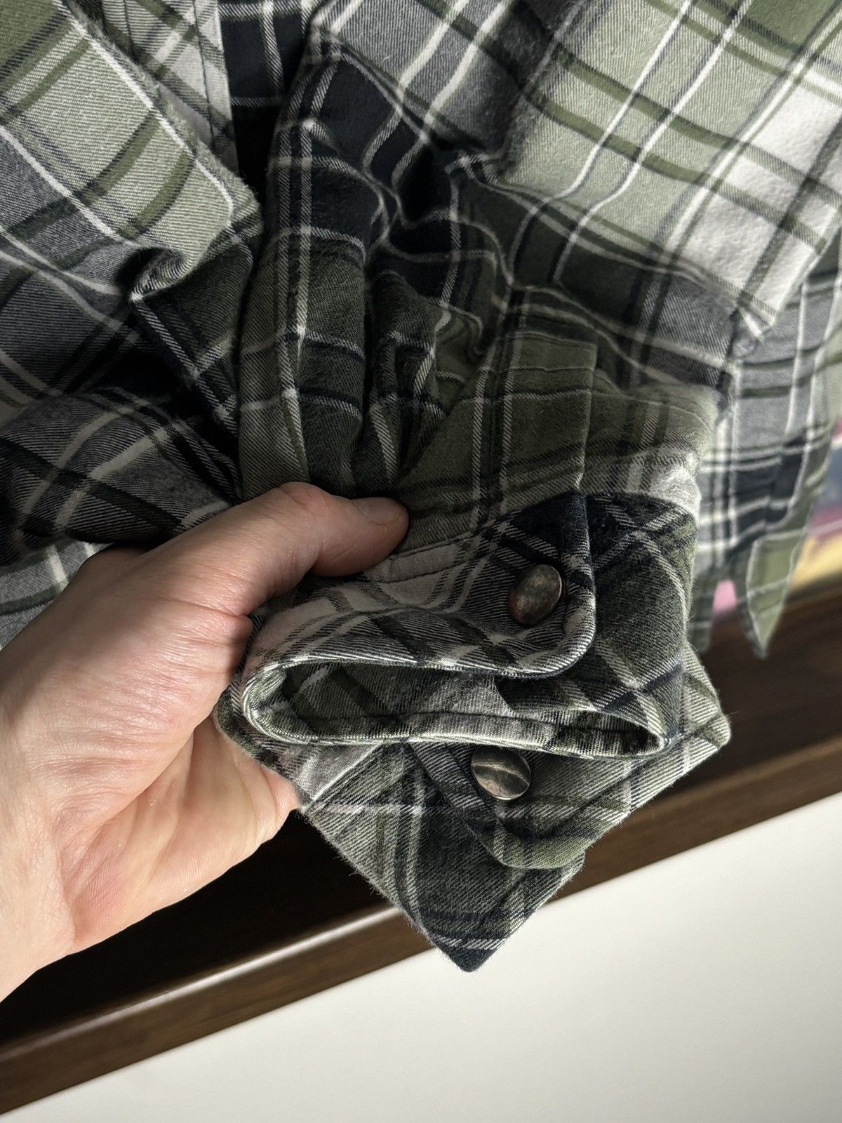 Acne Studios Acne Studios Oversized Checked Hooded Jacket Face Logo Size US XS / EU 42 / 0 - 4 Thumbnail