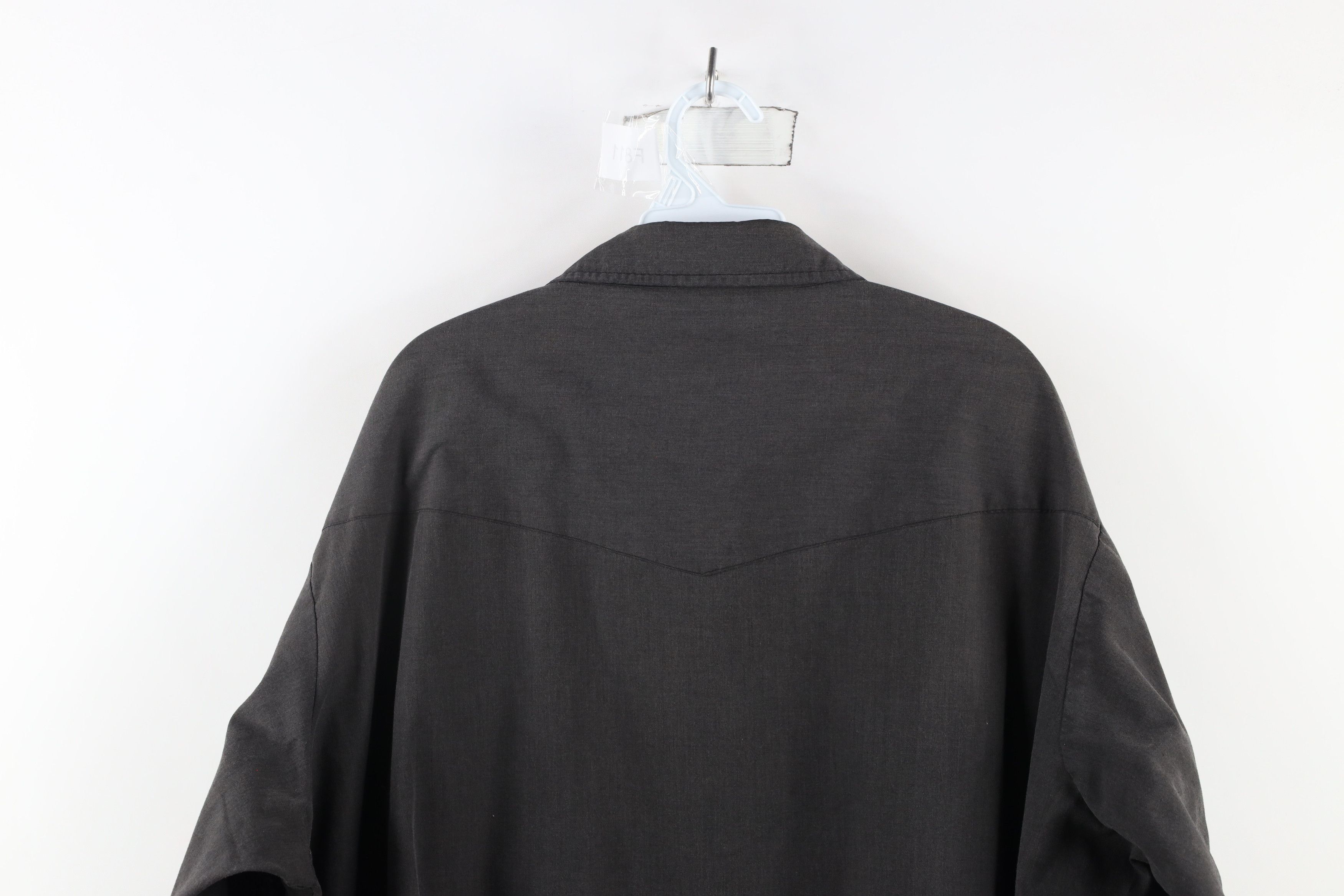 Vintage Vintage 70s Rockabilly Faded Western Rodeo Snap Button Shirt Size US XXL / EU 58 / 5 - 9 Thumbnail