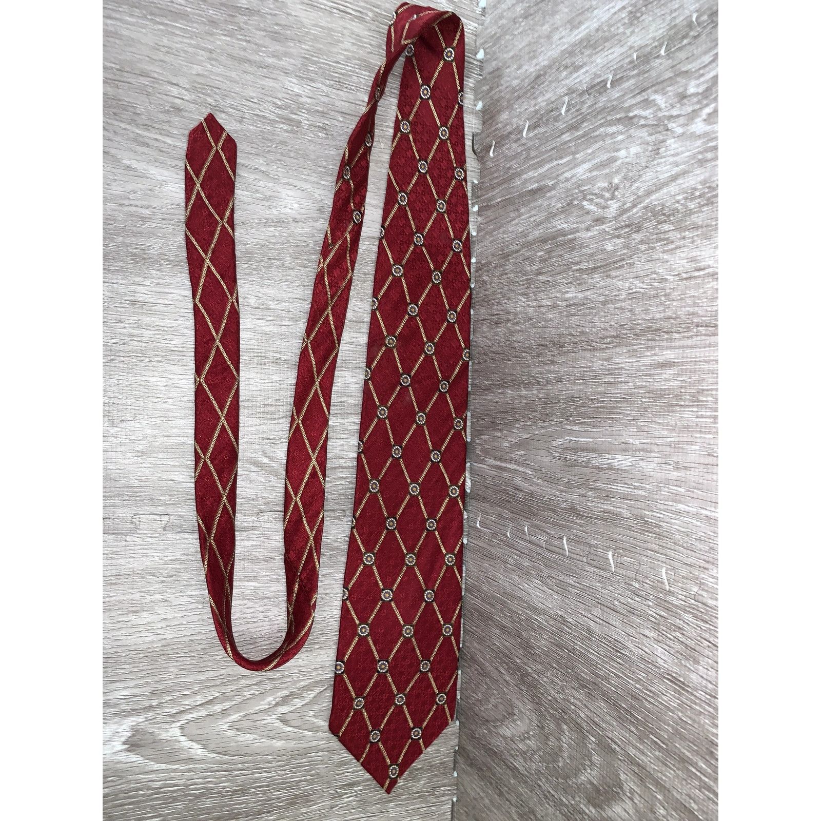 Nautica Nautica Men's Silk Tie Set 3pc Geometric Multicolor Classic Size ONE SIZE - 8 Thumbnail