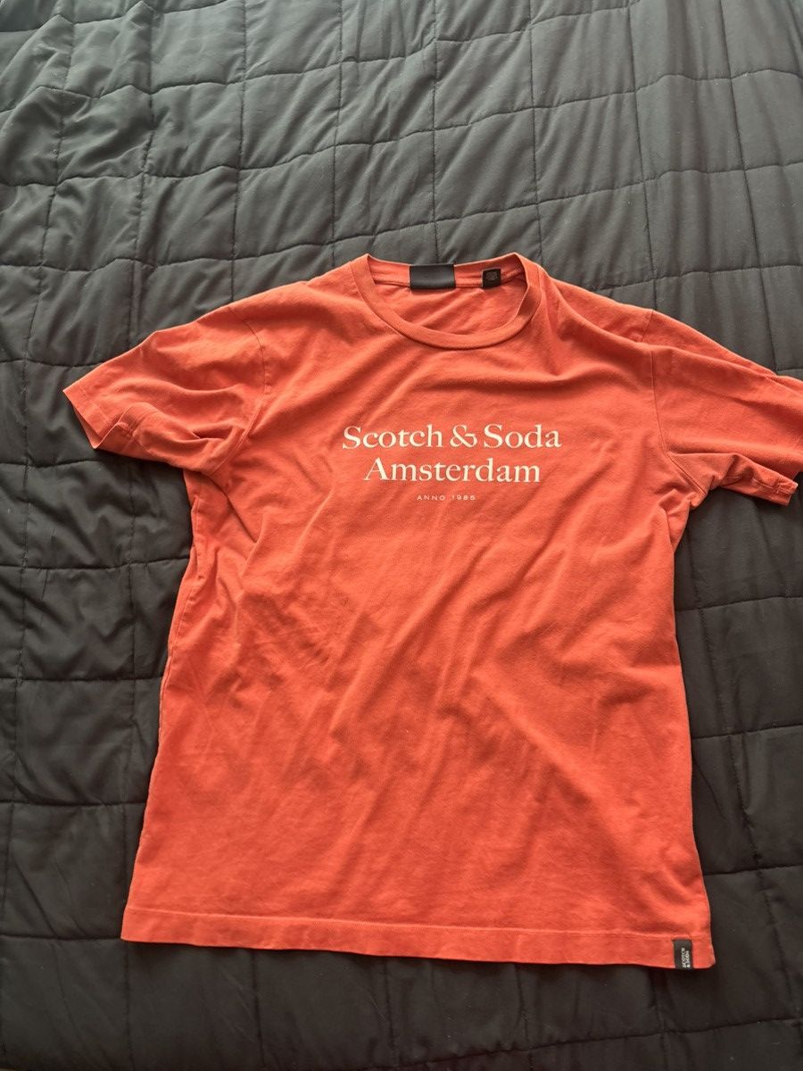 Scotch & Soda Scotch & Soda Orange Tee Size US L / EU 52-54 / 3 - 1 Thumbnail