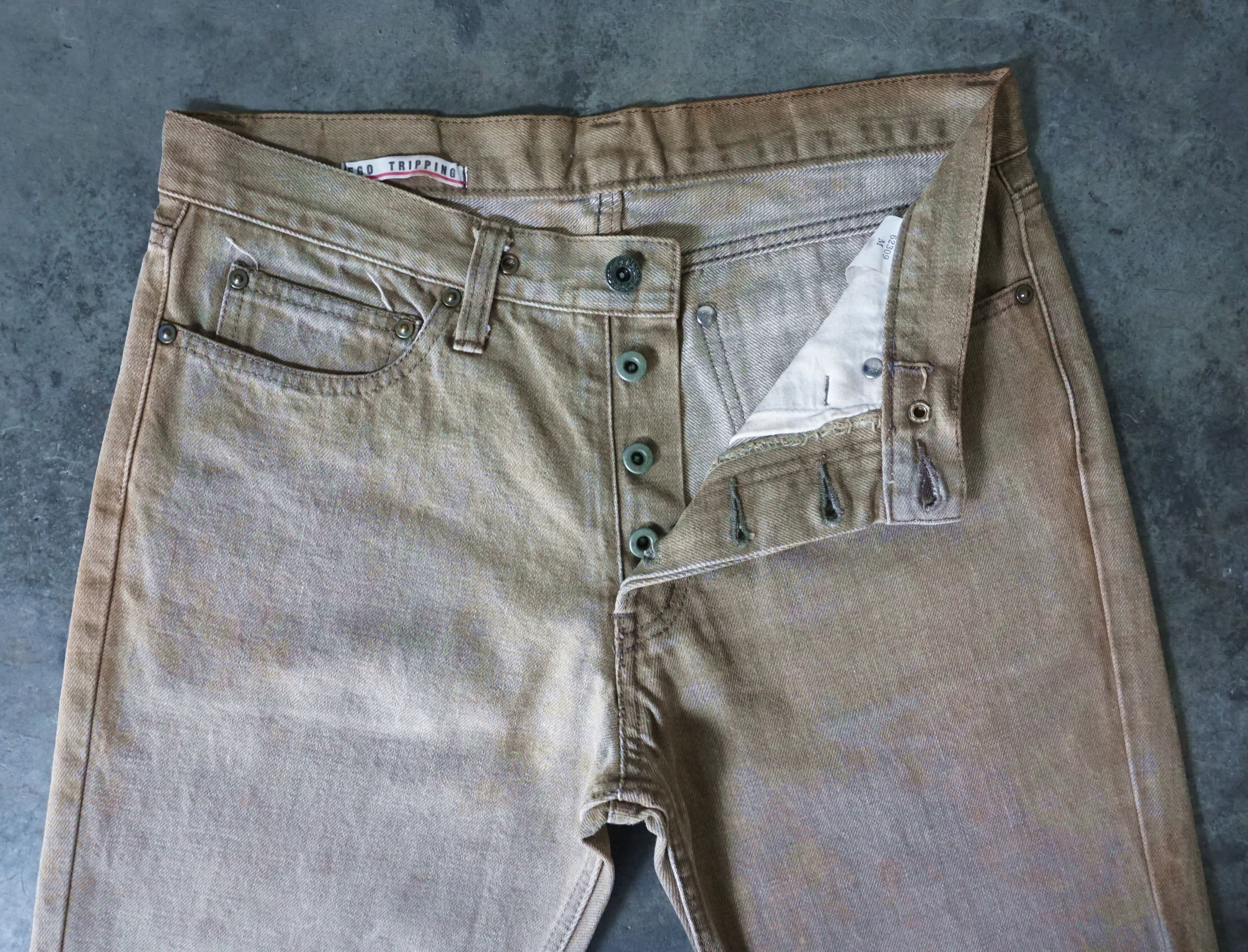 Ego Tripping × Japanese Brand Distress Ego Tripping Flare Jeans W30 Size US 30 / EU 46 - 2 Thumbnail