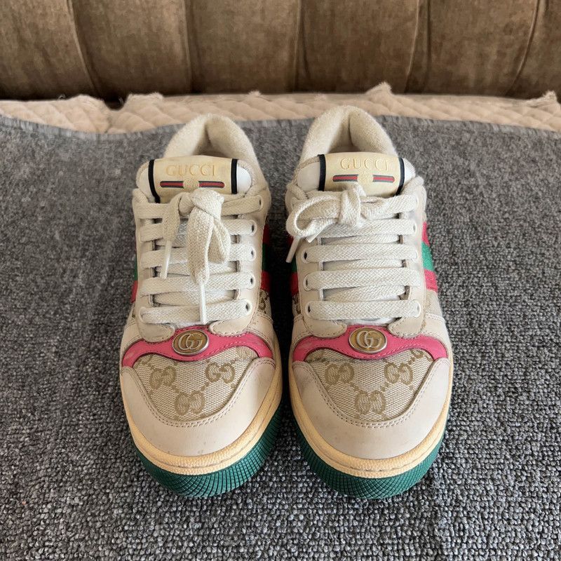 Gucci Gucci Screener Low Top Fashion Sneakers for Men - Size US 5 / EU 37 - 2 Thumbnail