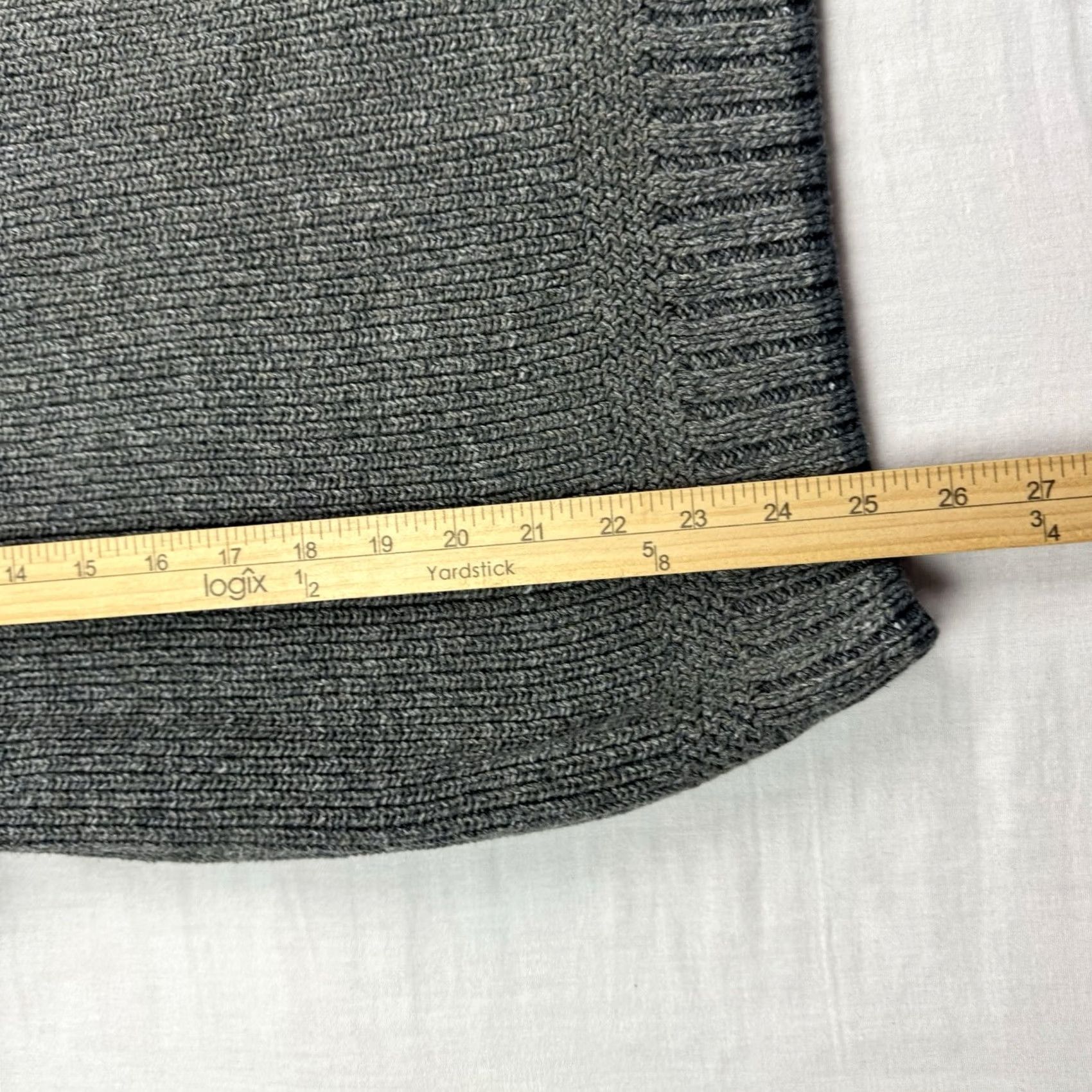 Eddie Bauer VINTAGE Eddie Bauer Sweater Pullover Quarter Zip Adult Medium Knit Gray USA 90s Mens Size US M / EU 48-50 / 2 - 7 Thumbnail