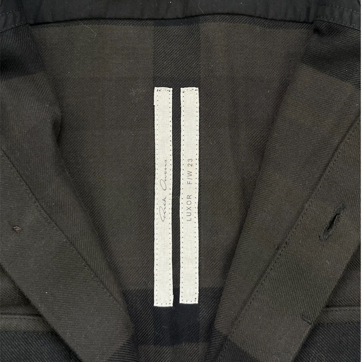 Rick Owens Rick Owens Brown Plaid Overshirt Button Up Size US L / EU 52-54 / 3 - 3 Thumbnail