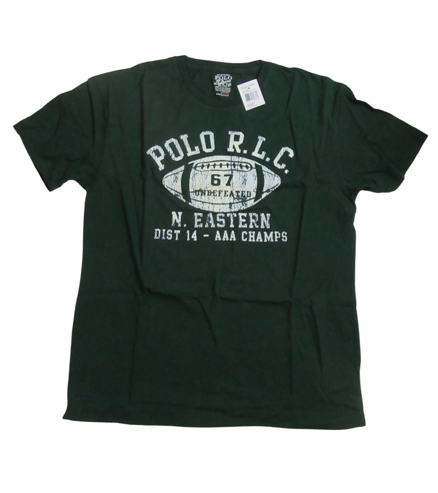Polo Ralph Lauren Polo Ralph Lauren Mens Football T-Shirt Pine Green Size S Size US S / EU 44-46 / 1 - 1 Thumbnail