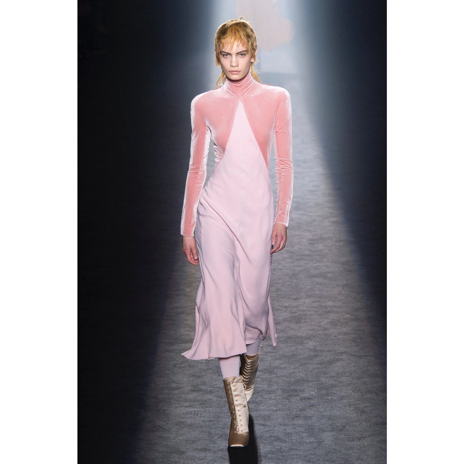 Haider Ackermann FW18 Turtleneck Rose Dress Size S / US 4 / IT 40 - 2 Thumbnail