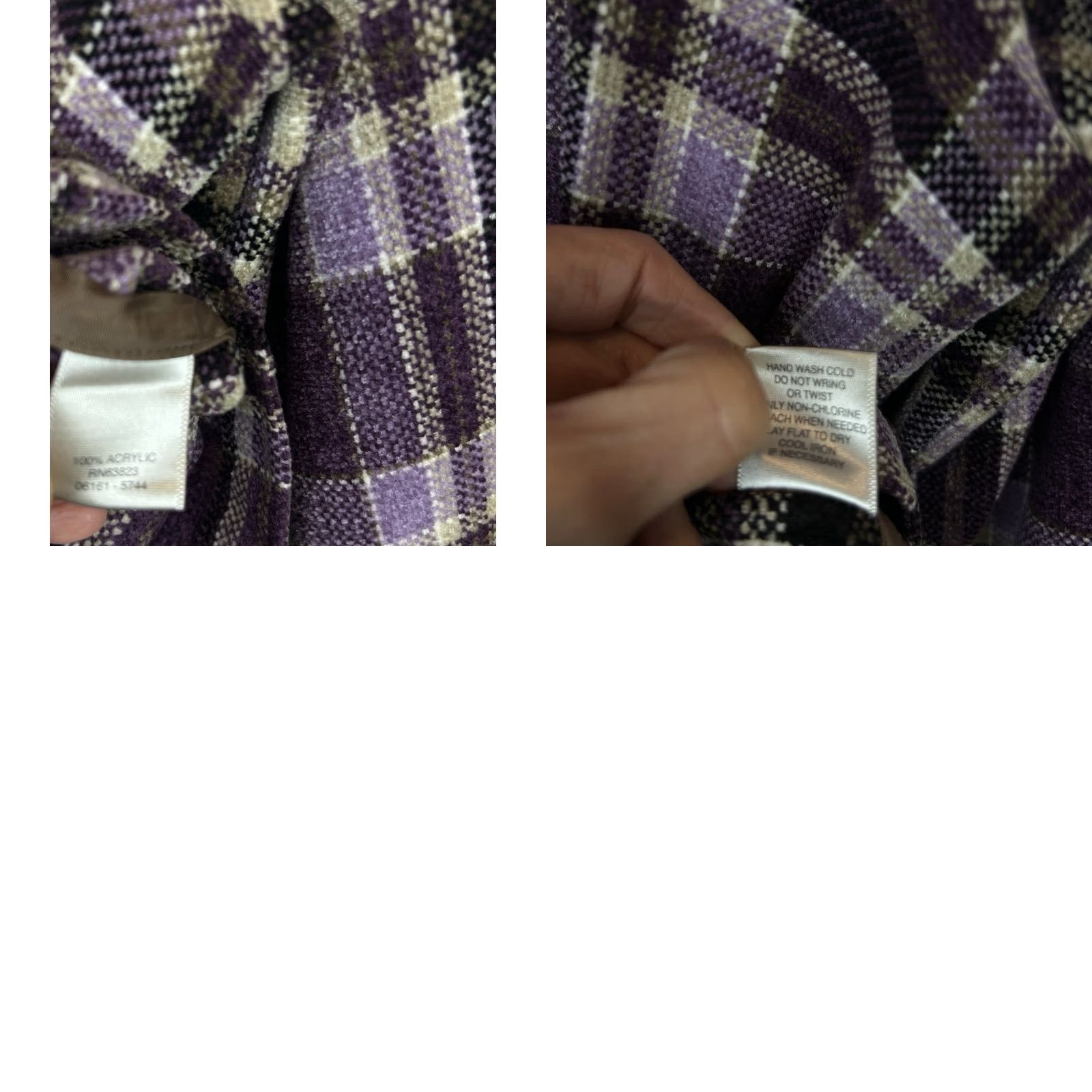 Vintage Christopher & Banks Purple Plaid Tapestry Blazer Jacket Old Money Womens Medium Size M / US 6-8 / IT 42-44 - 8 Thumbnail