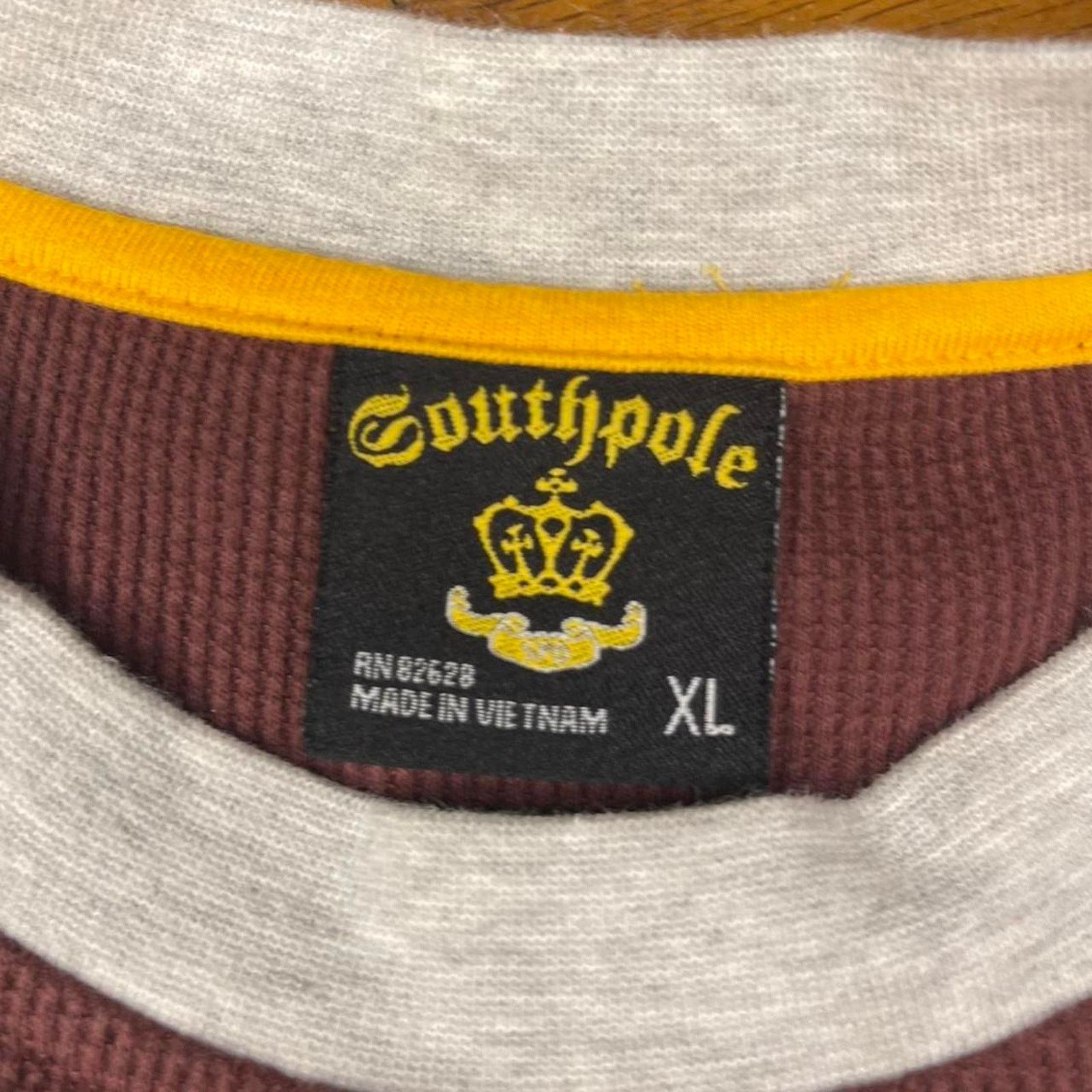 Southpole × Vintage Y2k south pole thermal longsleeve Size US L / EU 52-54 / 3 - 3 Thumbnail