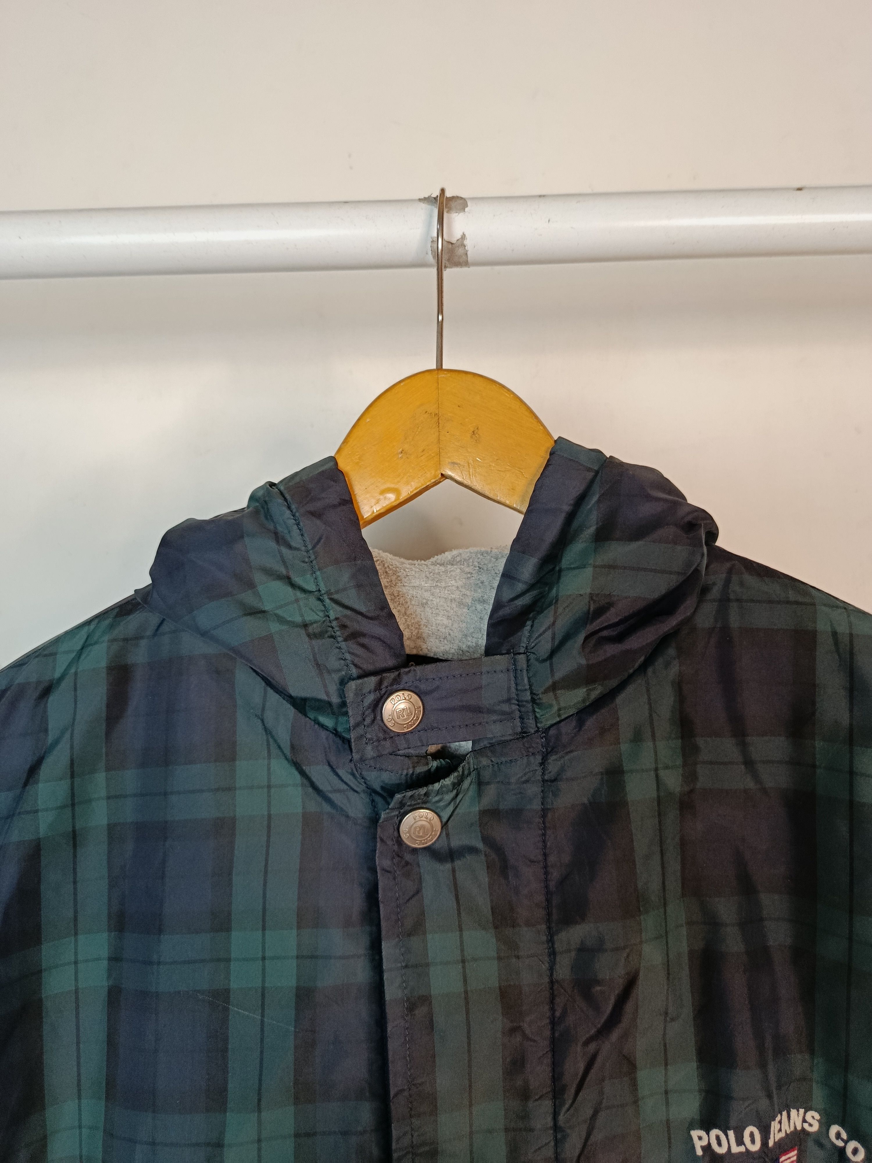 Polo Ralph Lauren Vintage 90s Polo Jeans Ralph Lauren Plaid Parachute Jacket Size US L / EU 52-54 / 3 - 6 Thumbnail