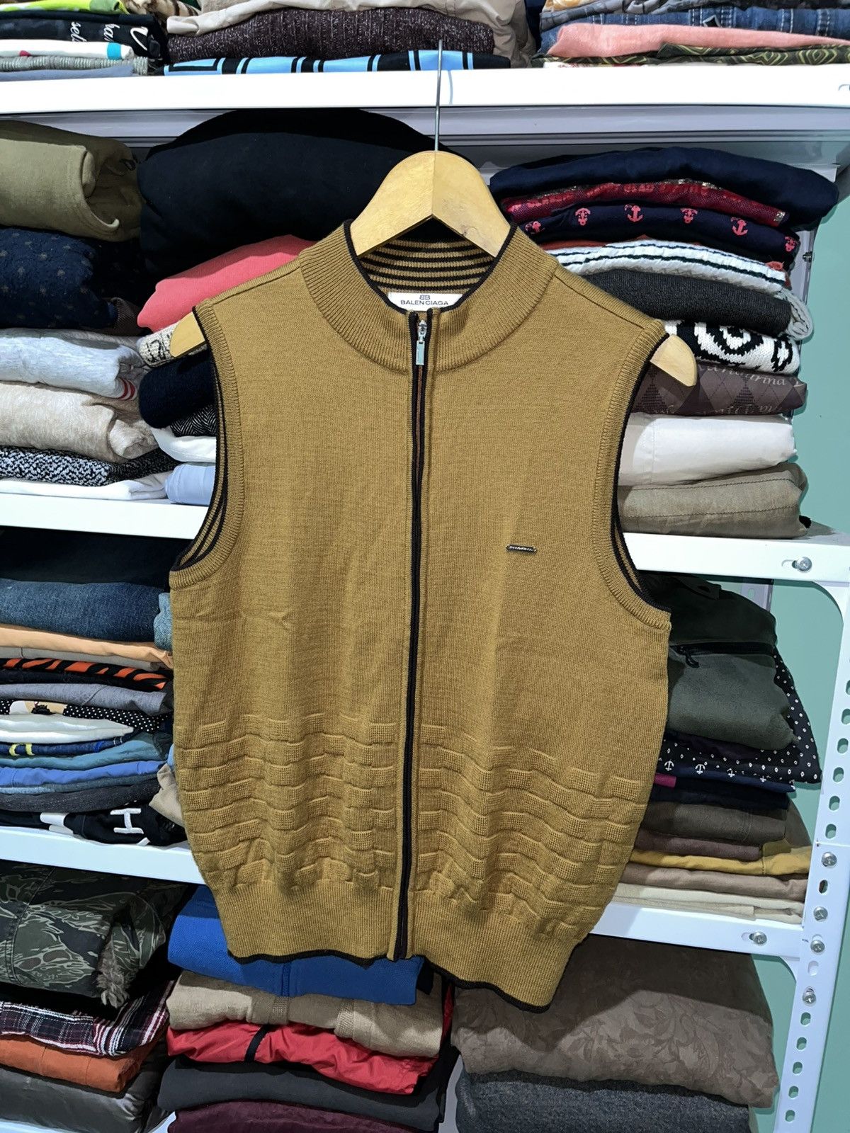 Balenciaga Vintage Balenciaga Vest Size US S / EU 44-46 / 1 - 1 Thumbnail