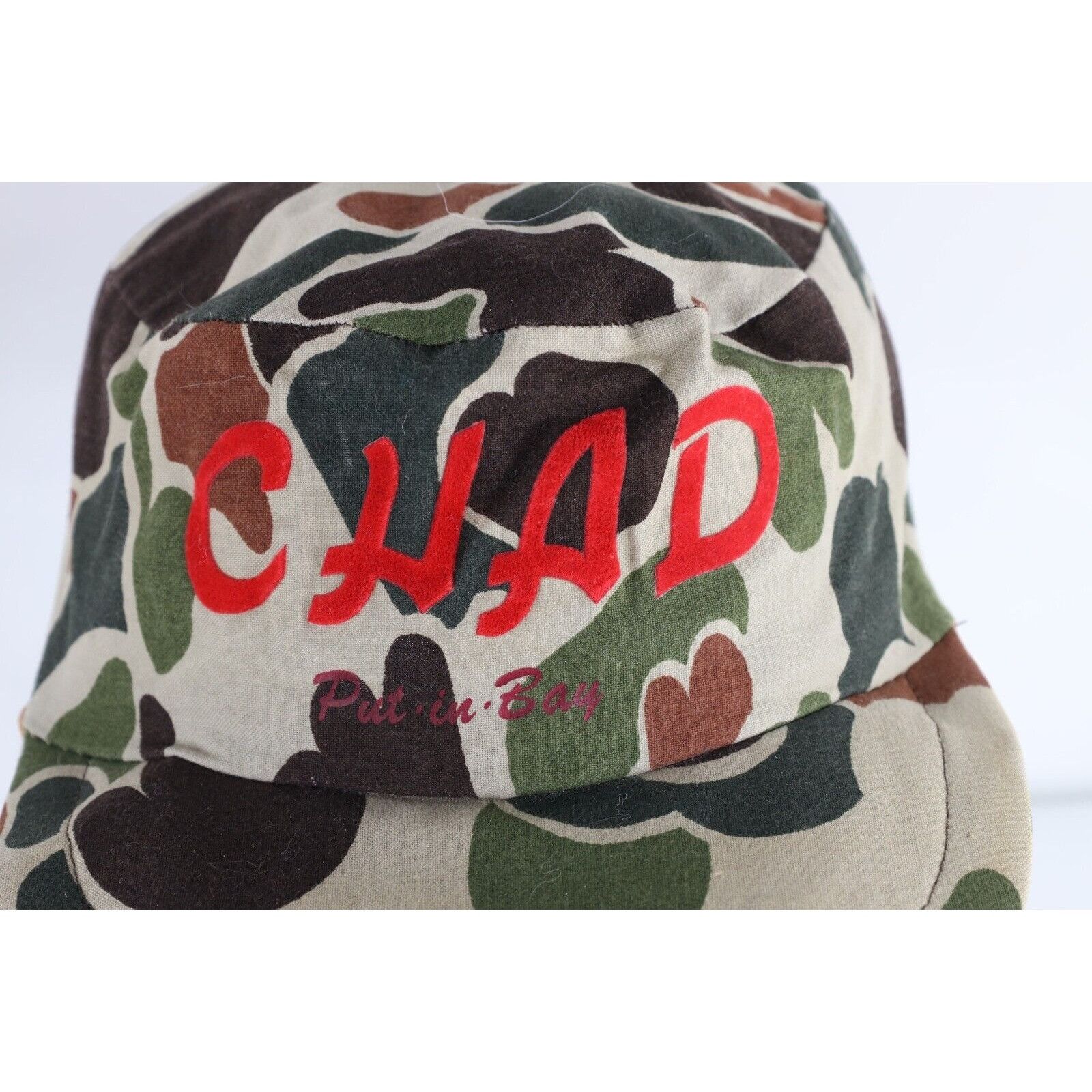 Vintage Vintage 70s 80s Frogskin Camouflage Military Style Hat Size ONE SIZE - 2 Thumbnail