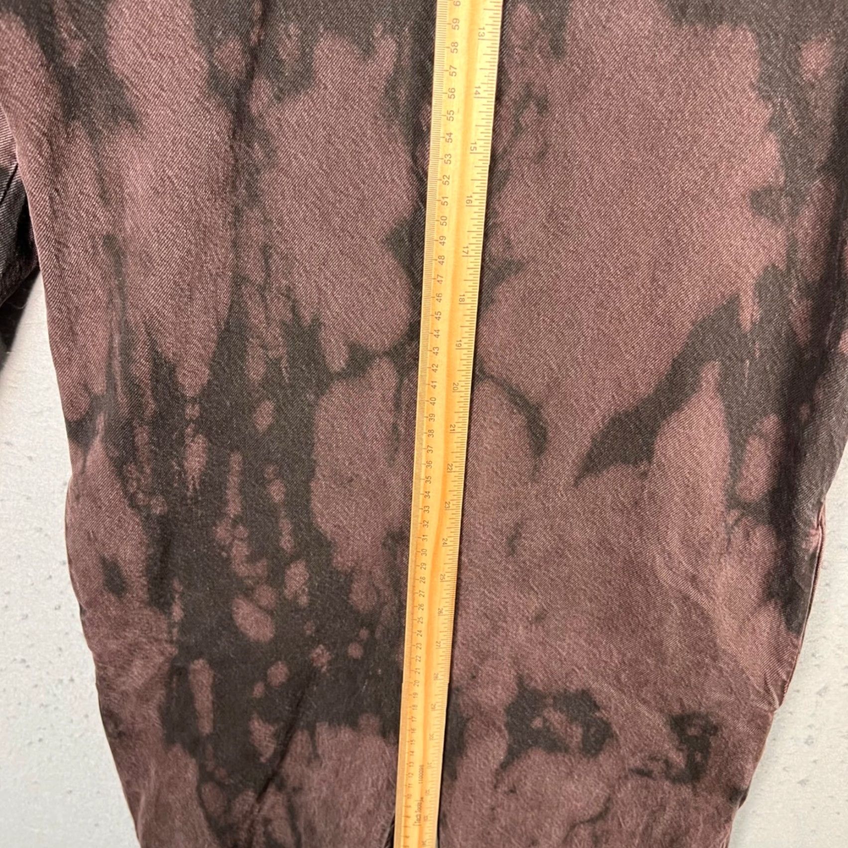 Mara Hoffman Mara Hoffman Womens One-Piece Jumpsuit - XXS Organic Cotton Tie-Dye Casual Summer Brown/Black - 2XS Size 24" / US 00 / IT 34 - 6 Thumbnail