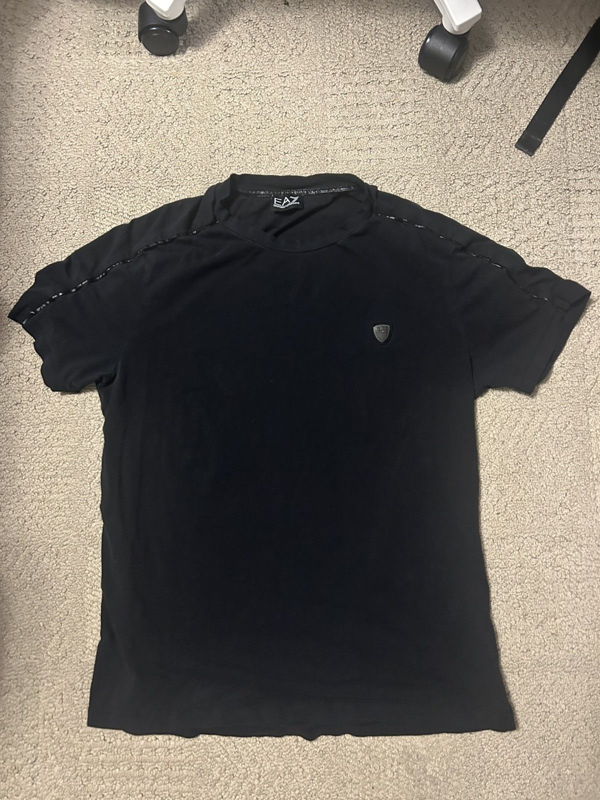 Emporio Armani Emporio Armani Textured Tee Size US M / EU 48-50 / 2 - 2 Thumbnail