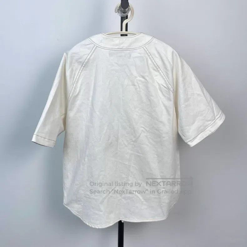 Louis Vuitton Louis Vuitton Dark-print full-print denim baseball shirt Size US M / EU 48-50 / 2 - 2 Thumbnail
