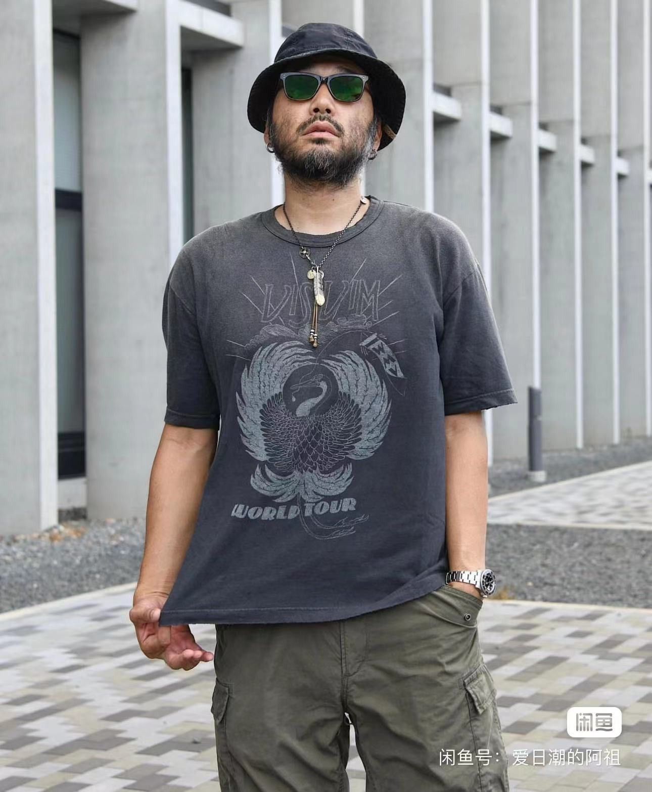 Visvim VISVIM 23AW JUMBO TEE S/S CRASH WORLD TOUR | Grailed