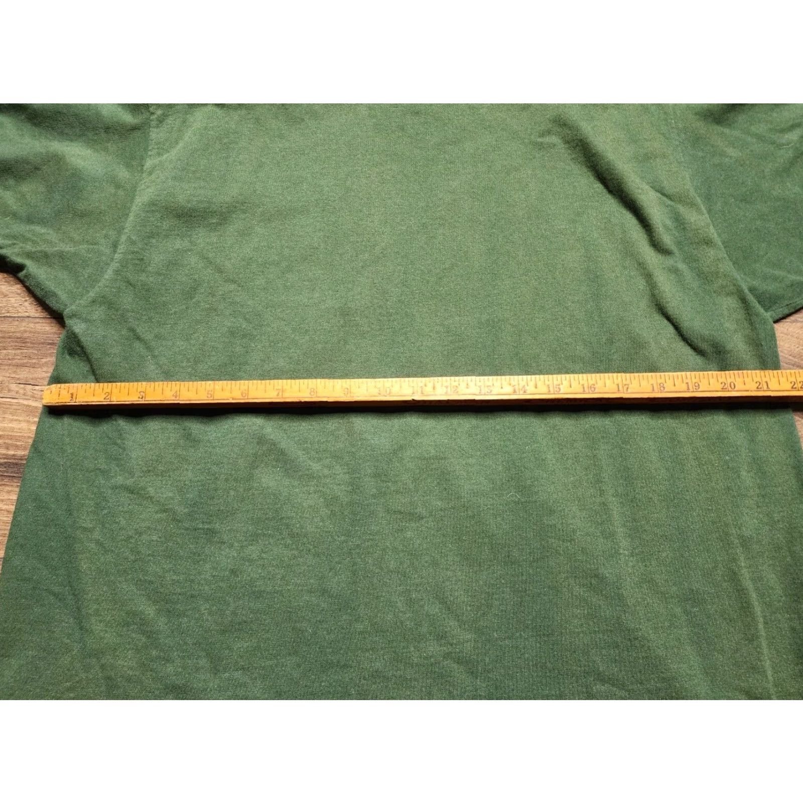 Vintage VINTAGE 90s Unbranded Mens XL Green Short Sleeve Graphic T Shirt Size US XL / EU 56 / 4 - 6 Thumbnail