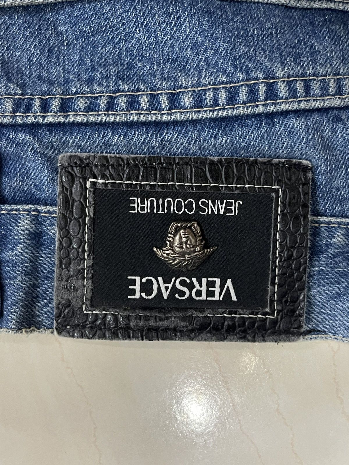 Versace 💥 rare 00s 💥versace jeans couture jeans Size US 38 / EU 54 - 4 Thumbnail