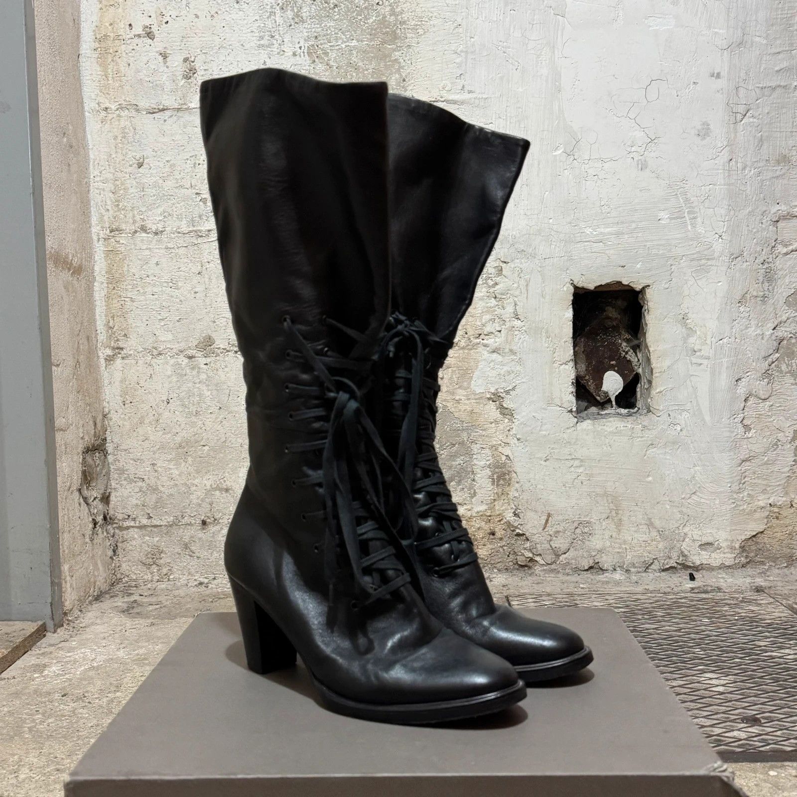 A.F. Vandevorst A.F Vandevorts lace up boots Size US 10 / IT 40 - 1 Thumbnail